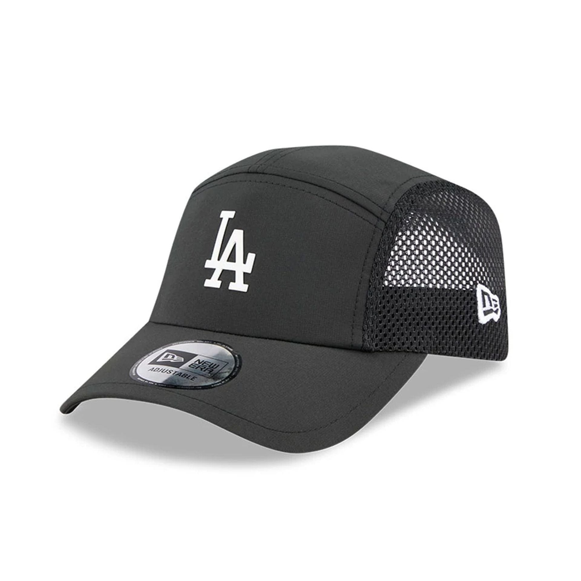This is a LA Dodgers Polyester Black Runner Cap 1