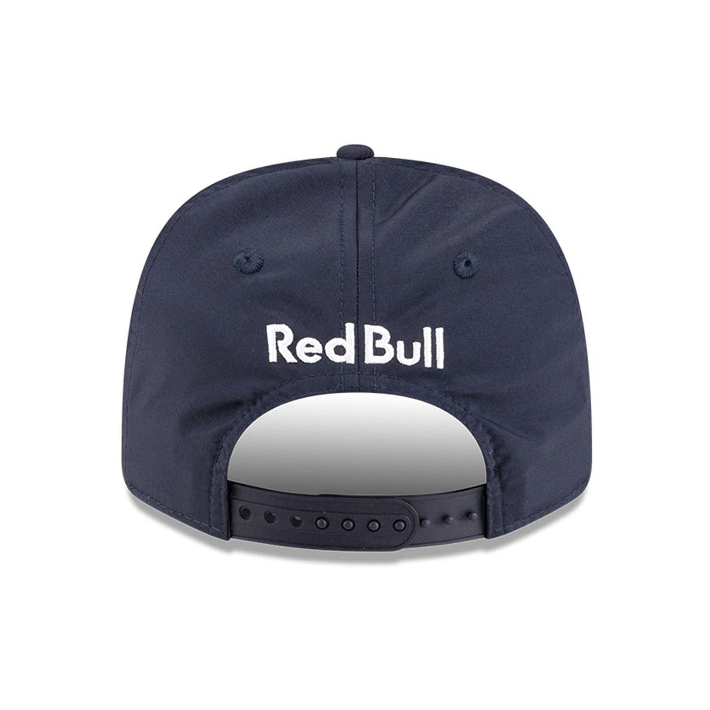 This is a Red Bull Racing Replica Max Verstappen Dark Blue 9SEVENTY Stretch Snap Adjustable Cap 7