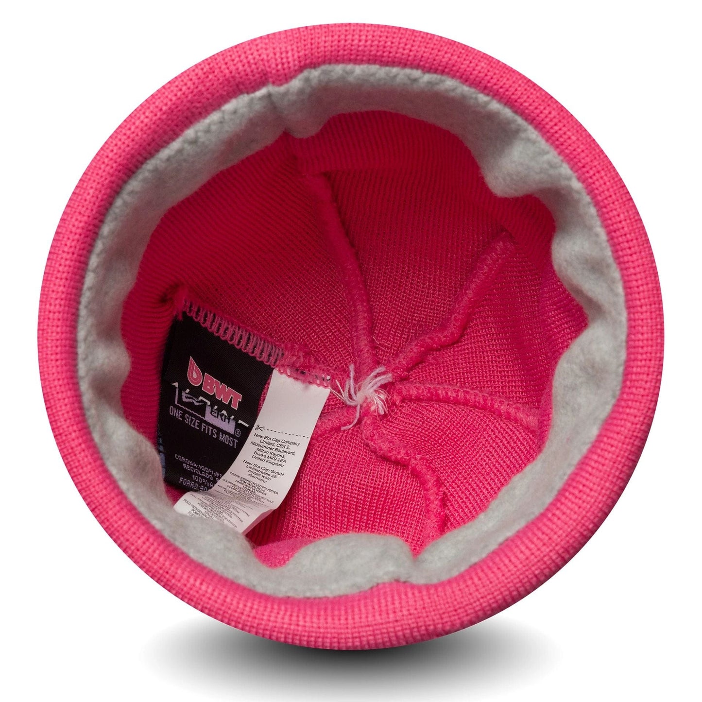 This is a Alpine Racing Replica Team Pink Cuff Knit Beanie Hat 3