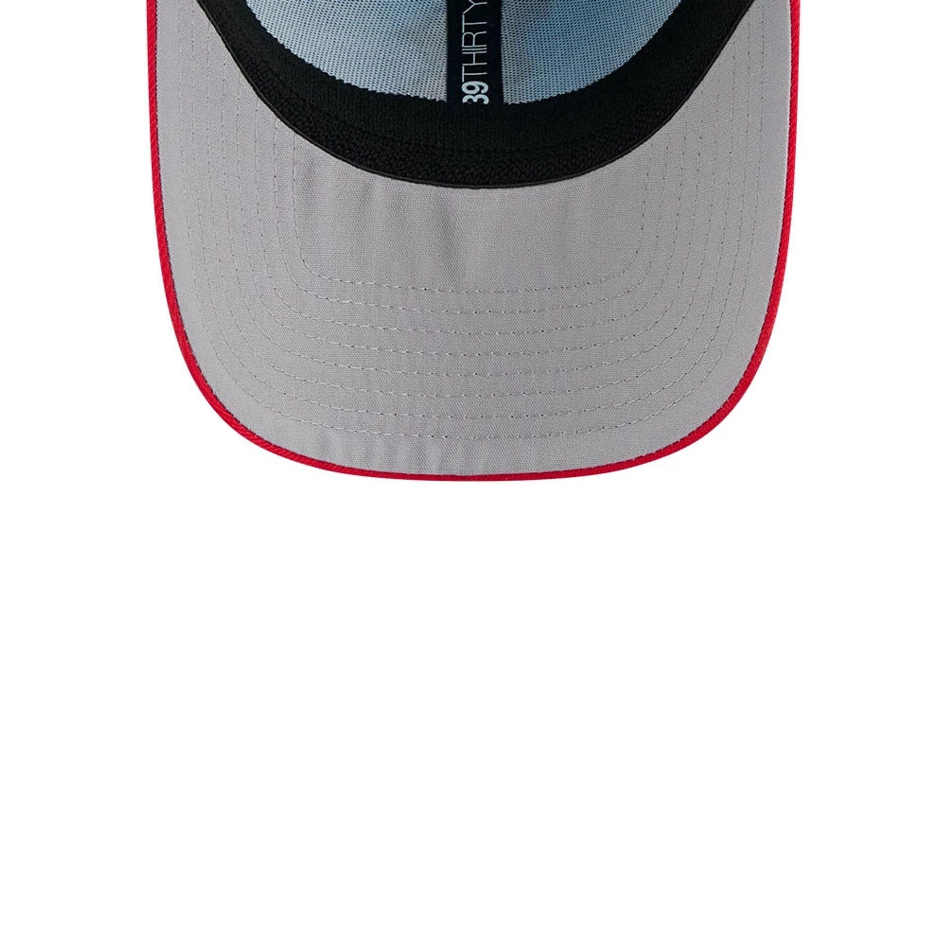 This is a Boston Red Sox MLB 4th Of July Blue 39THIRTY Stretch Fit Cap 2