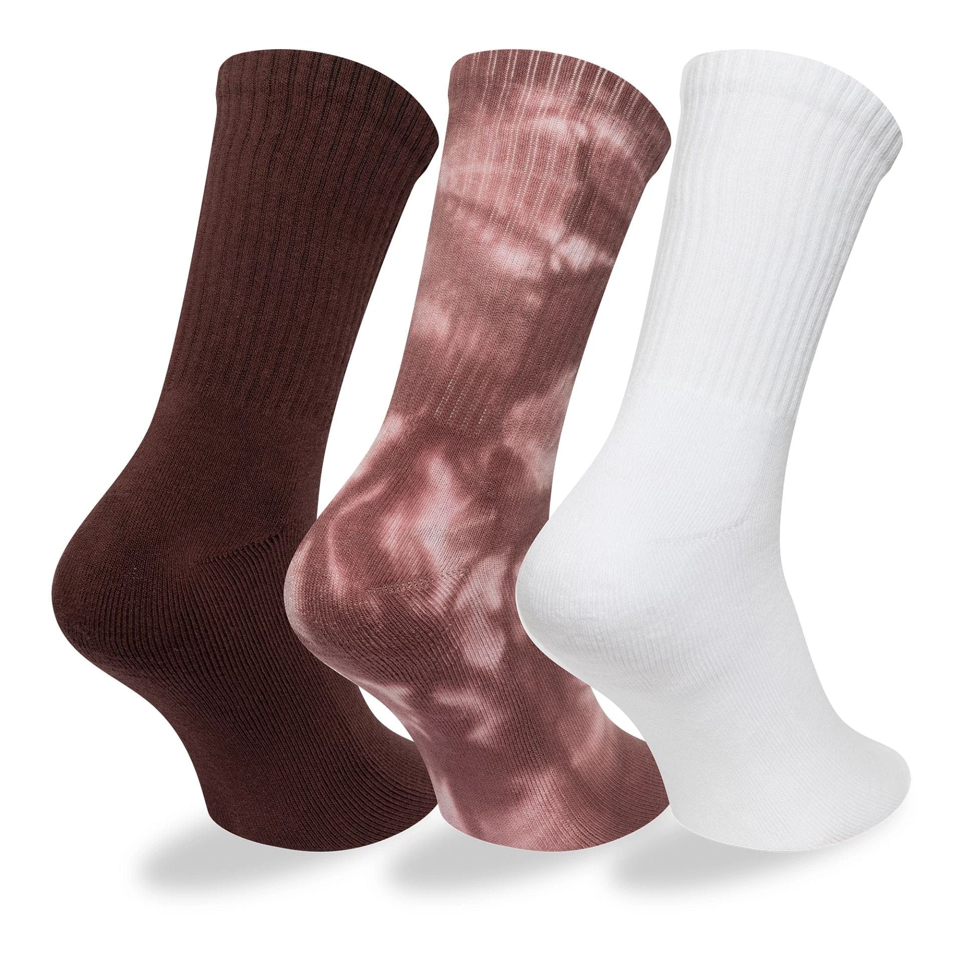 This is a New Era Tie Dye Multi Tonal 3 Pack Crew Socks 2