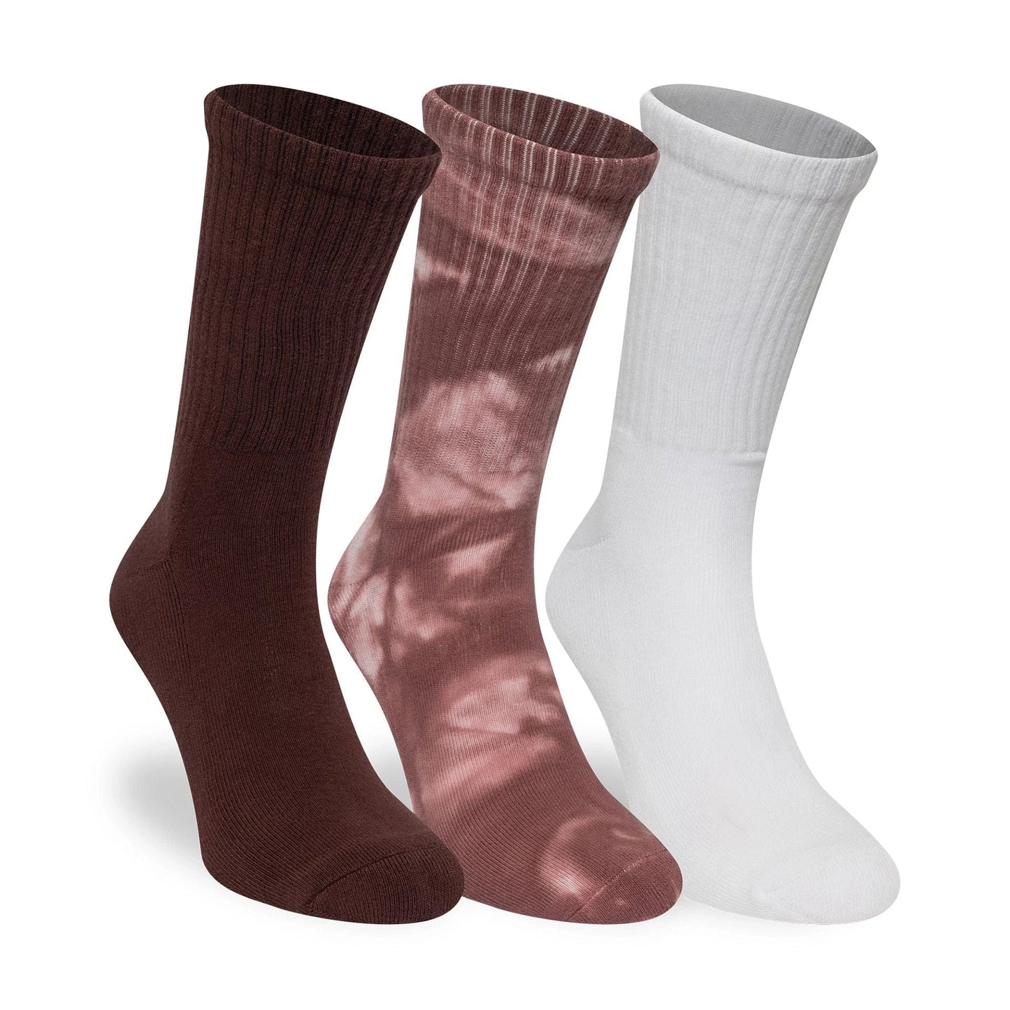 This is a New Era Tie Dye Multi Tonal 3 Pack Crew Socks 3