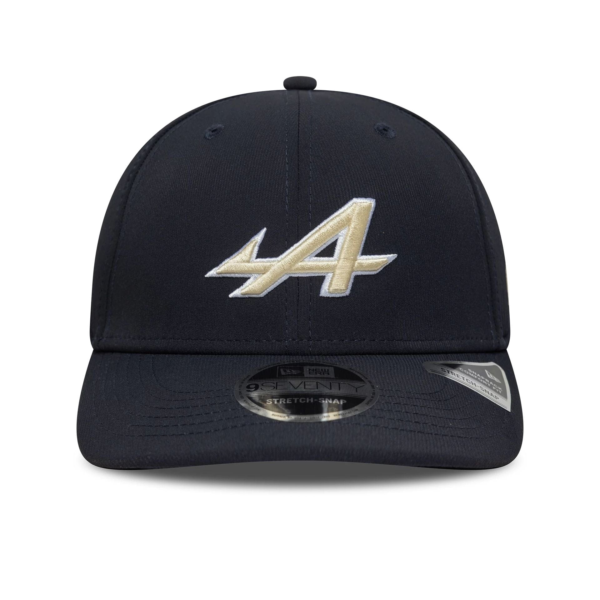 This is a Alpine Racing Recycled Navy 9SEVENTY Stretch Snap Adjustable Cap 2