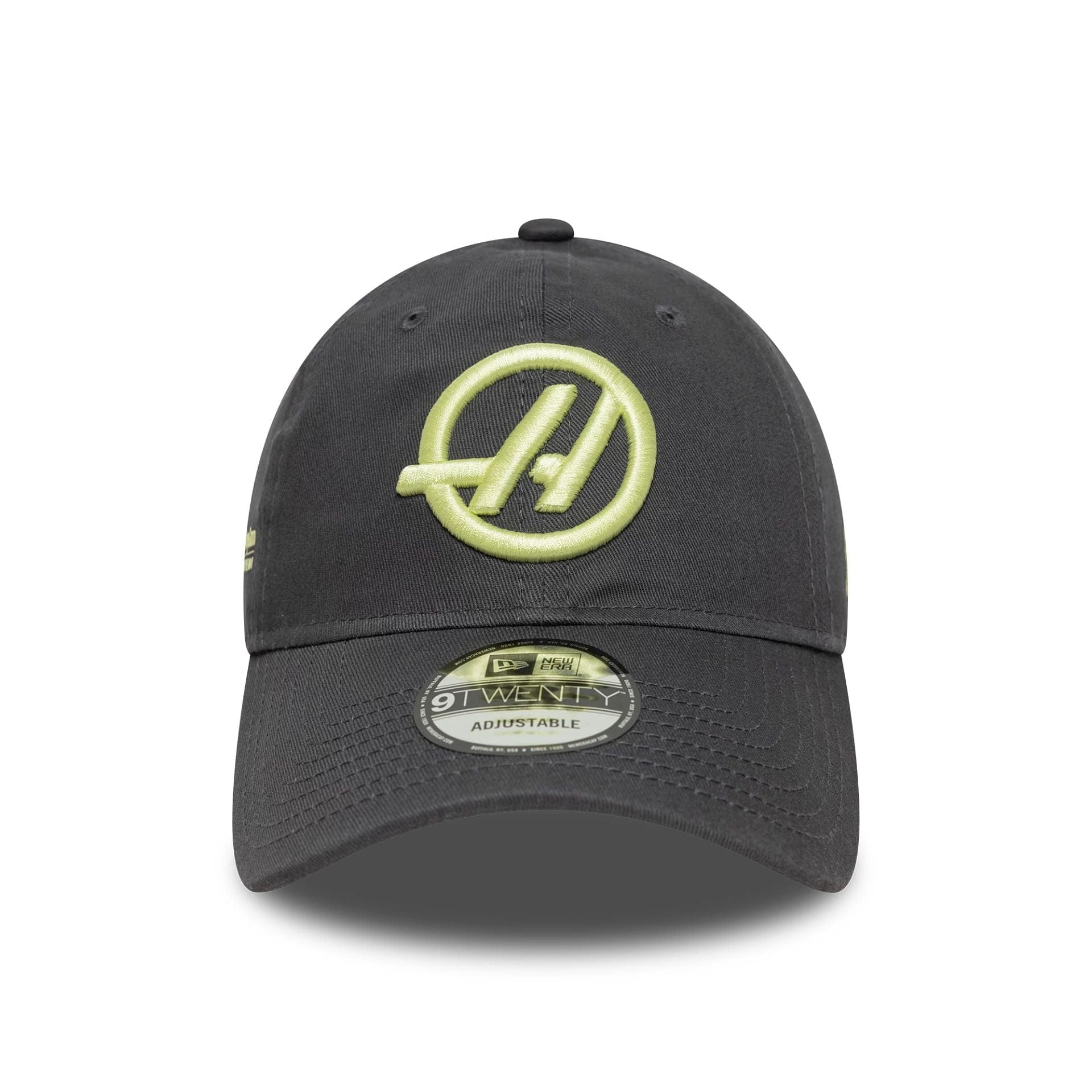 This is a MoneyGram Haas F1 Seasonal Dark Grey 9TWENTY Adjustable Cap 2
