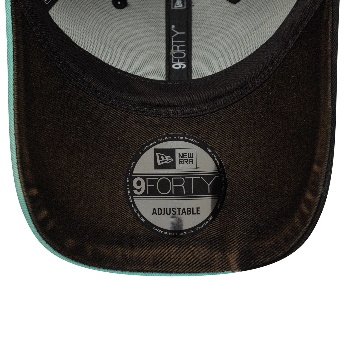 This is a Vespa Distressed Dark Grey 9FORTY Adjustable Cap 5
