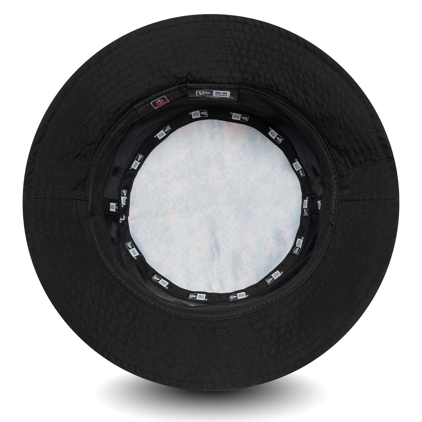 This is a AC Milan Grime All Over Print Black Bucket Hat 5