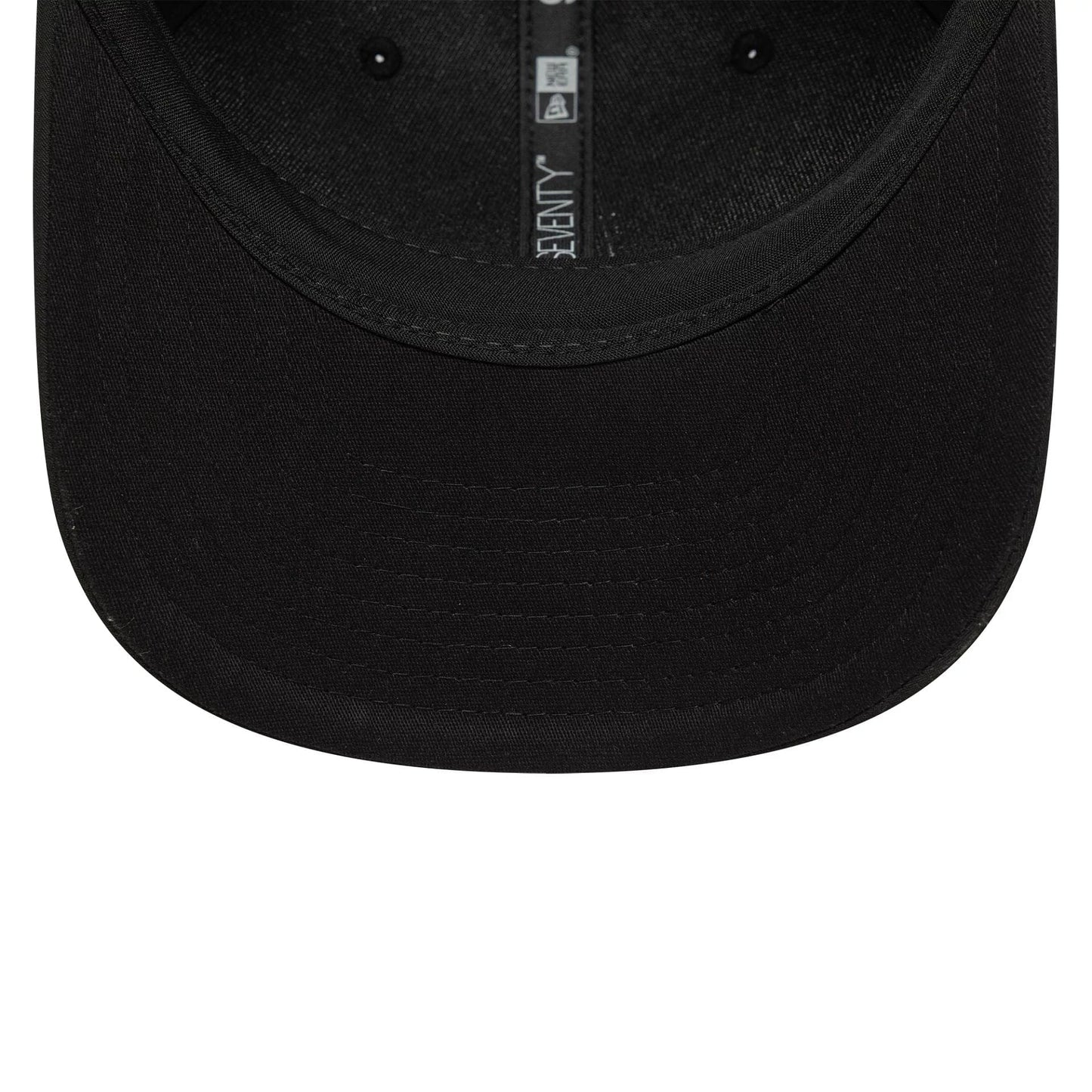This is a AS Roma Recycled Black 9SEVENTY Stretch Snap Adjustable Cap 5