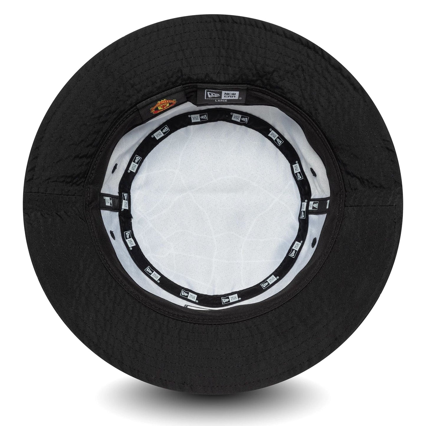 This is a Manchester United FC All Over Print Black Bucket Hat 5