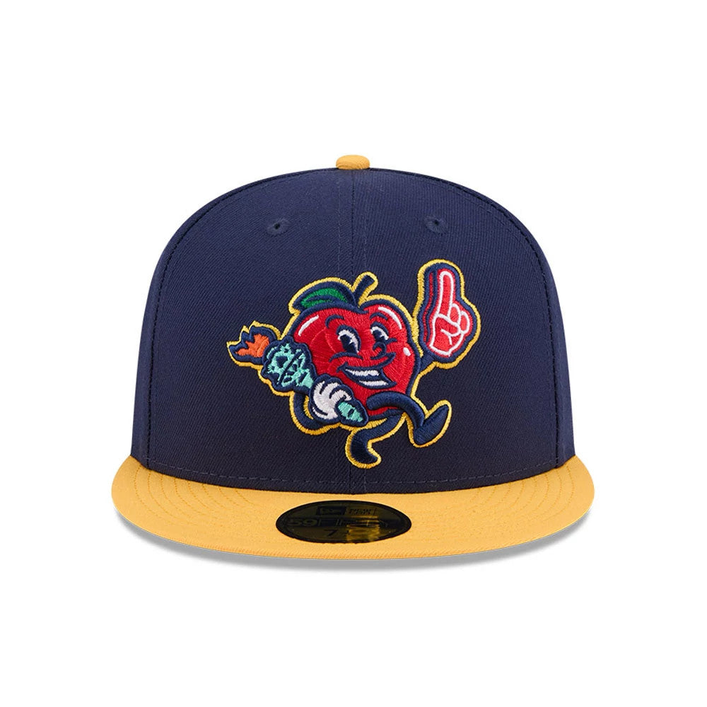 Pictured is this MiLB Theme Night Hudson Valley Renegades 59FIFTY Fitted cap in navy. 3