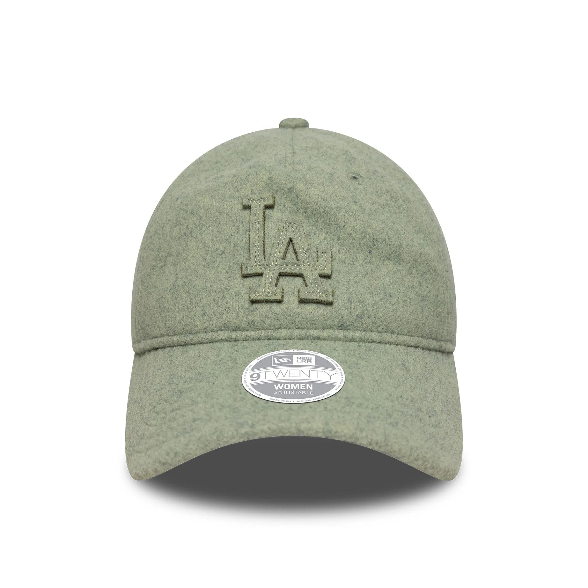 This is a LA Dodgers Womens MLB Pastel Green 9TWENTY A-Frame Adjustable Cap 2