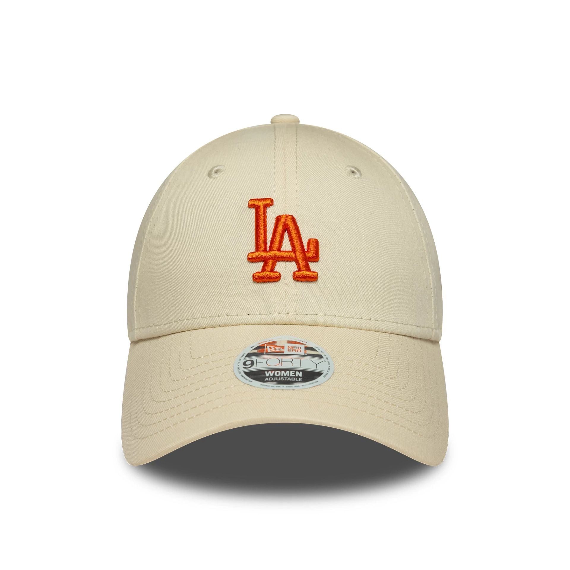 This is a LA Dodgers Womens MLB League Essential Cream 9FORTY Adjustable Cap 2