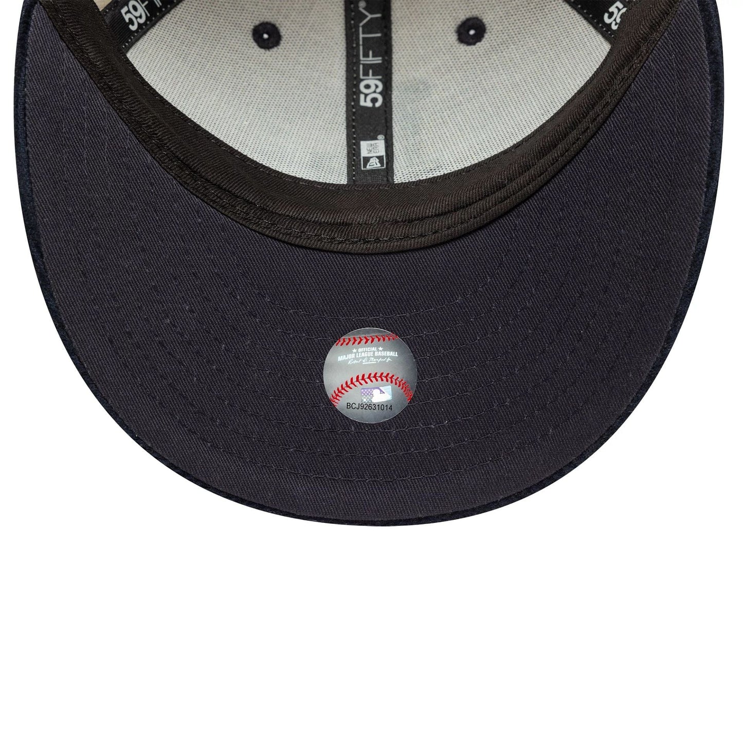 This is a LA Dodgers MLB Cord Cream Low Profile 59FIFTY Fitted Cap 5