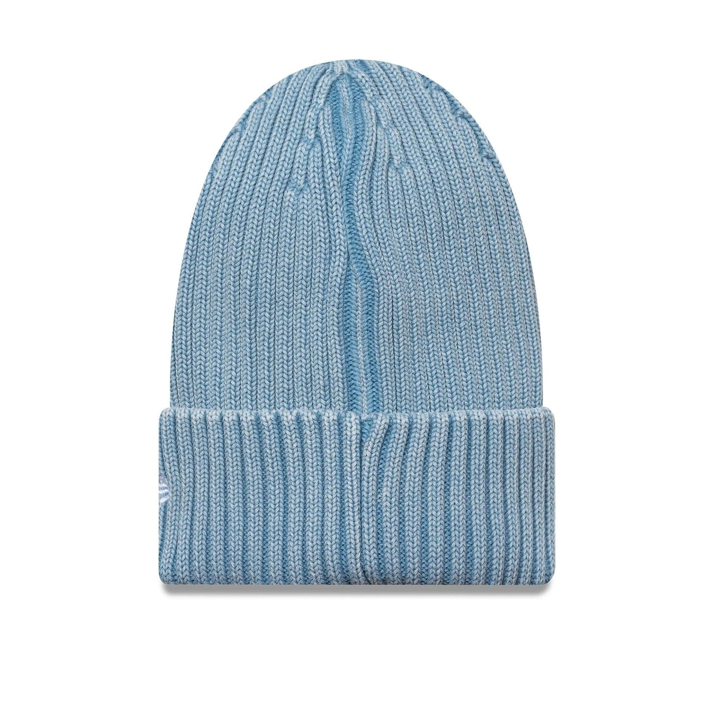 This is a LA Dodgers MLB Washed Pastel Blue Cuff Knit Beanie Hat 2