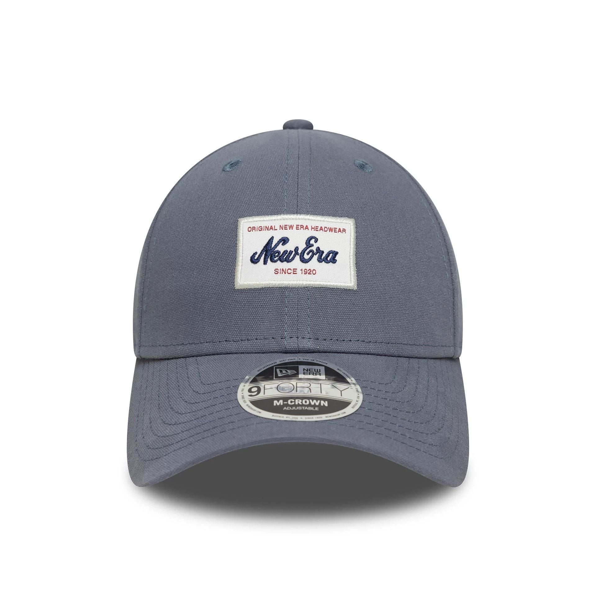 This is a New Era Patch Dark Blue 9FORTY M-Crown Adjustable Cap 2