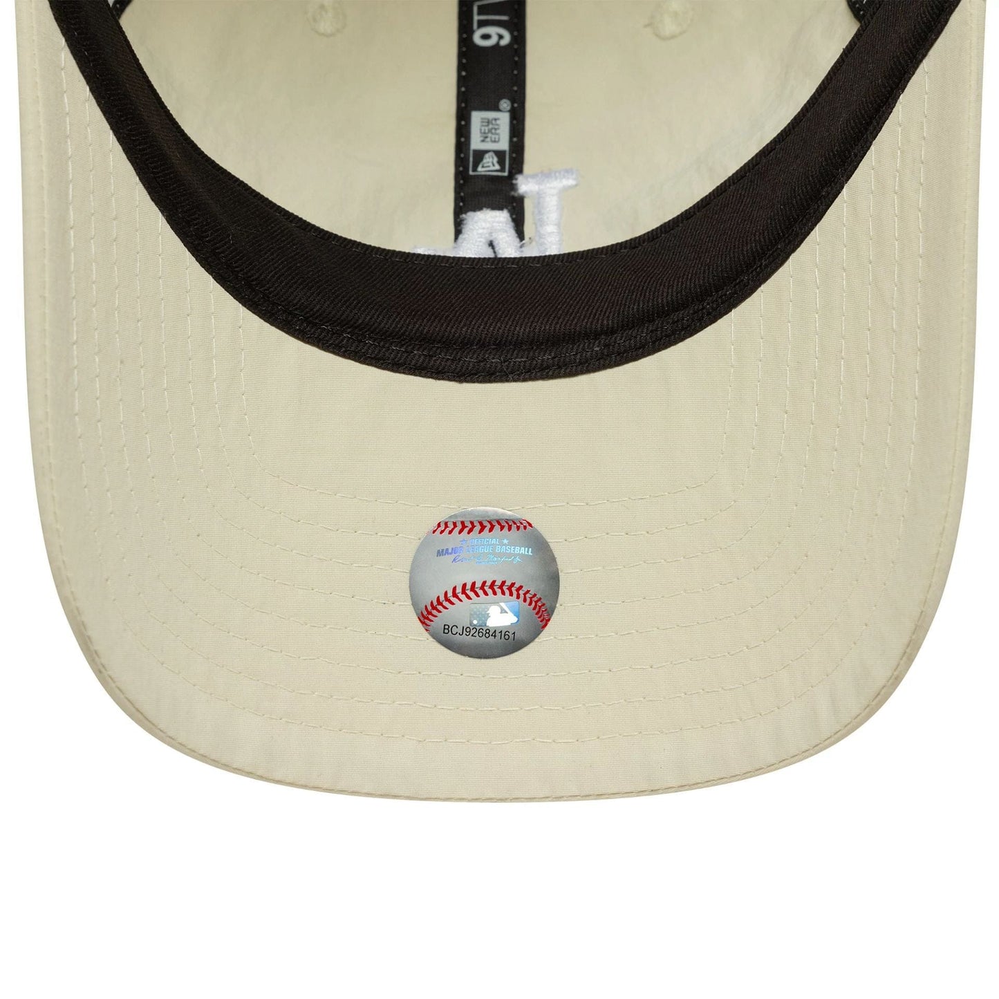 This is a LA Dodgers MLB Recycled Cream 9TWENTY Adjustable Cap 5