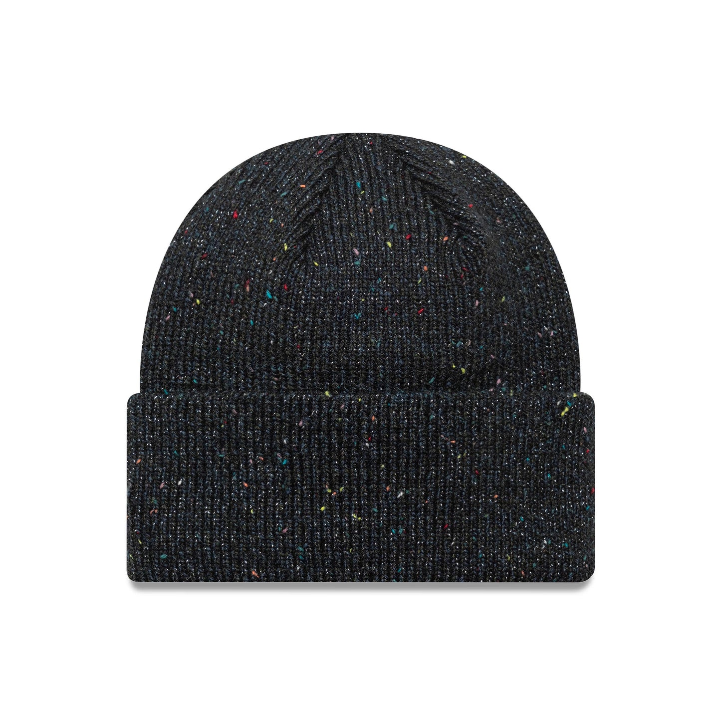 This is a New York Yankees Womens MLB Glitter Black Cuff Knit Beanie Hat 2