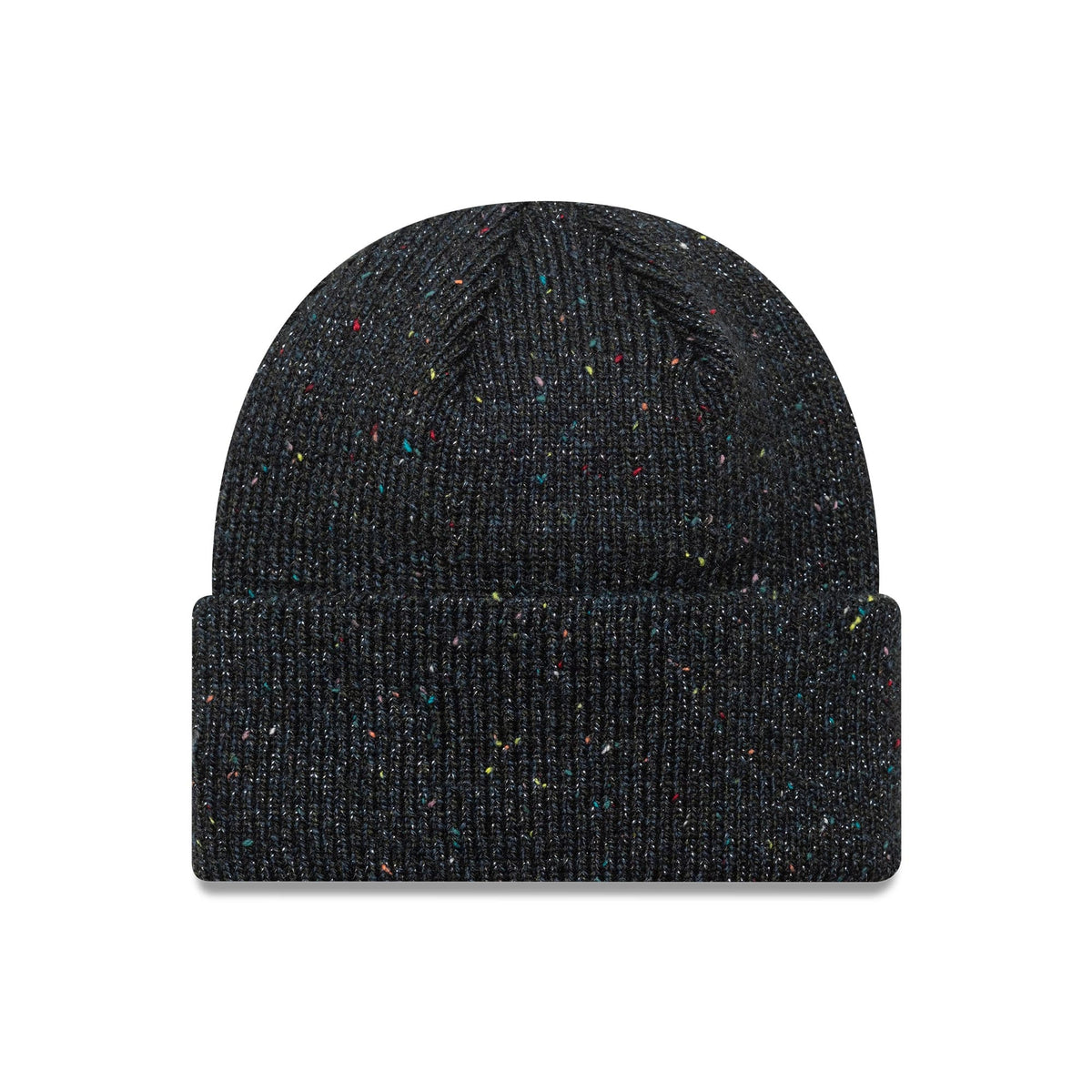 This is a New York Yankees Womens MLB Glitter Black Cuff Knit Beanie Hat 2
