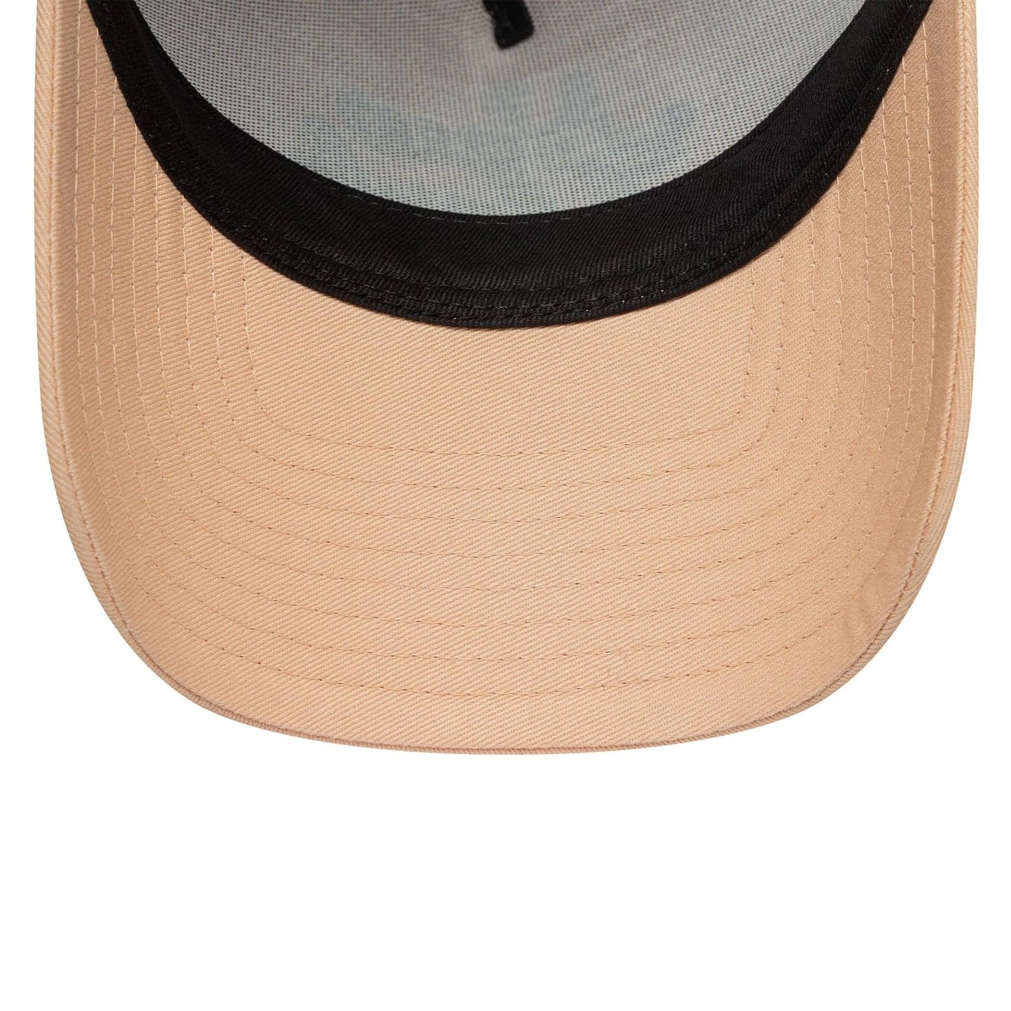 This is a Womens New Era City Pastel Pink 9FORTY E-Frame Trucker Adjustable Cap 5