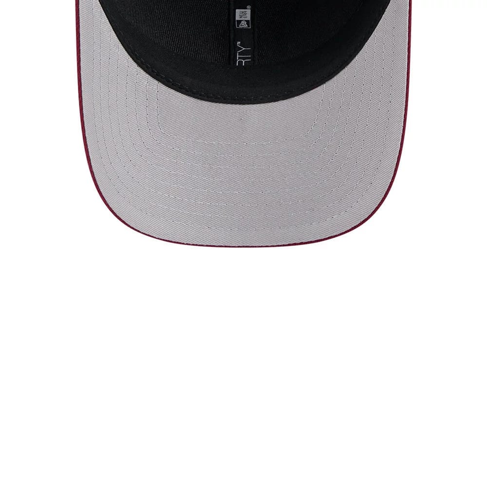 Pictured is this NFL Team Washington Commanders 9FORTY M-Crown cap in dark red. 2