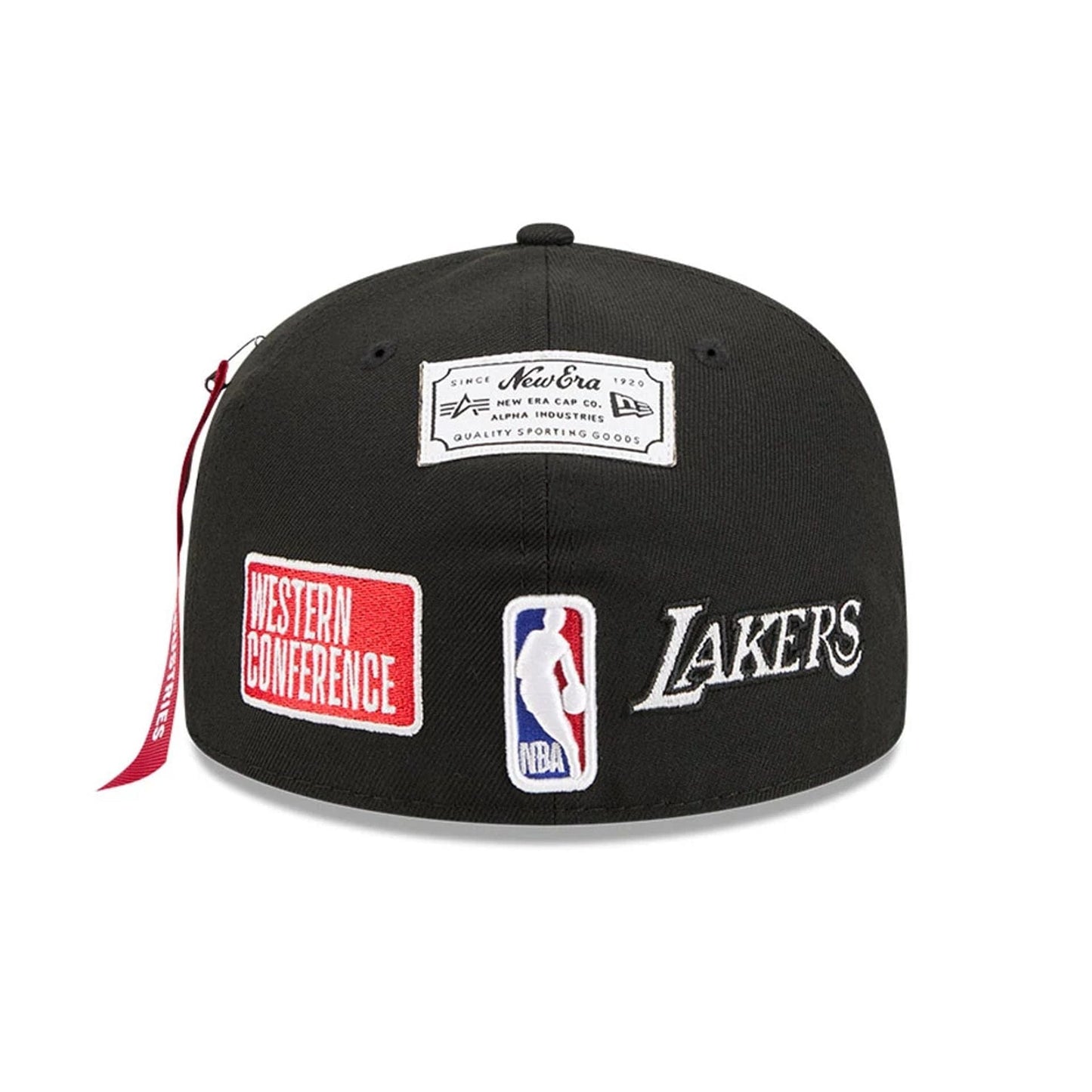 This is a LA Lakers NBA x Alpha Black 59FIFTY Fitted Cap 7