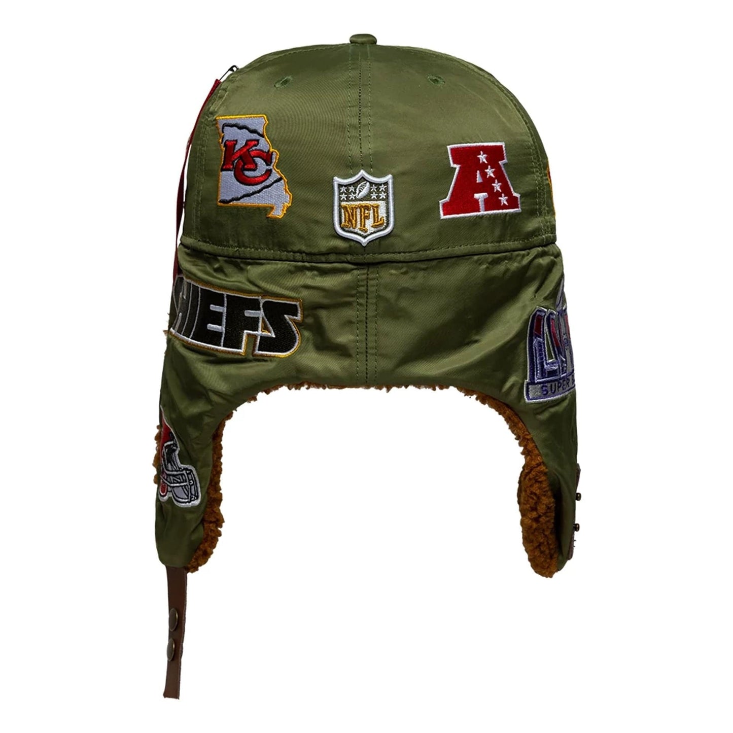 This is a Kansas City Chiefs NFL x Alpha Green Dogear 59FIFTY Fitted Cap 11