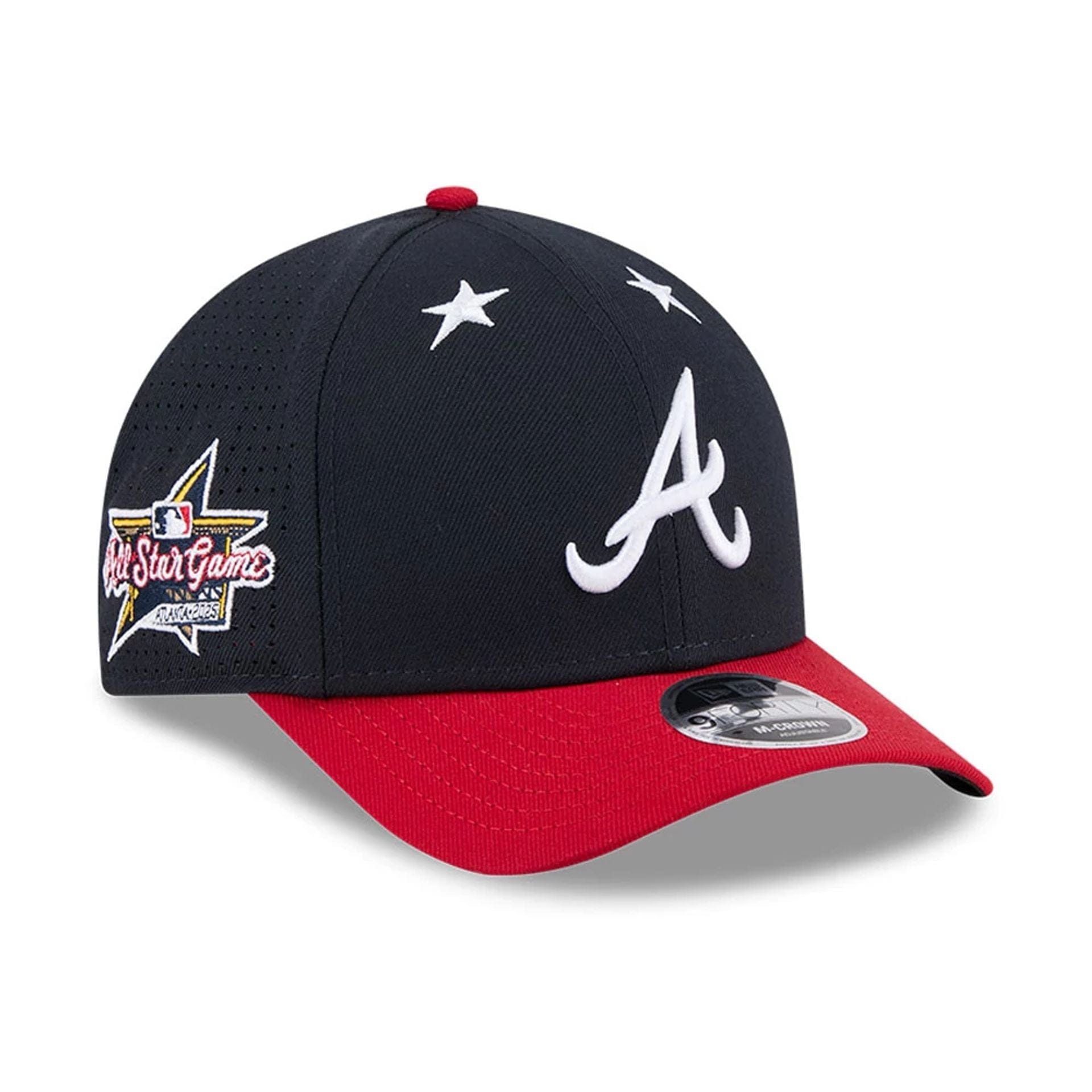 This is a Atlanta Braves MLB 2025 All Star Game Navy 9FORTY M-Crown Adjustable Cap 1
