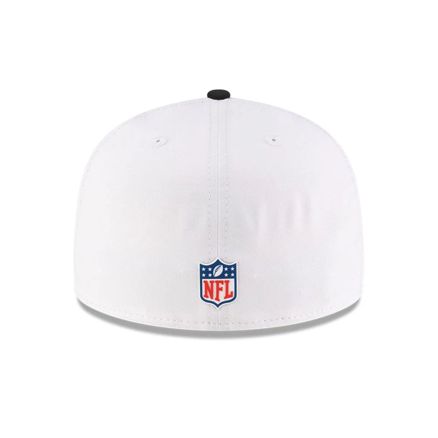 This is a Jacksonville Jaguars NFL Training 2025 White 59FIFTY Fitted Cap 7