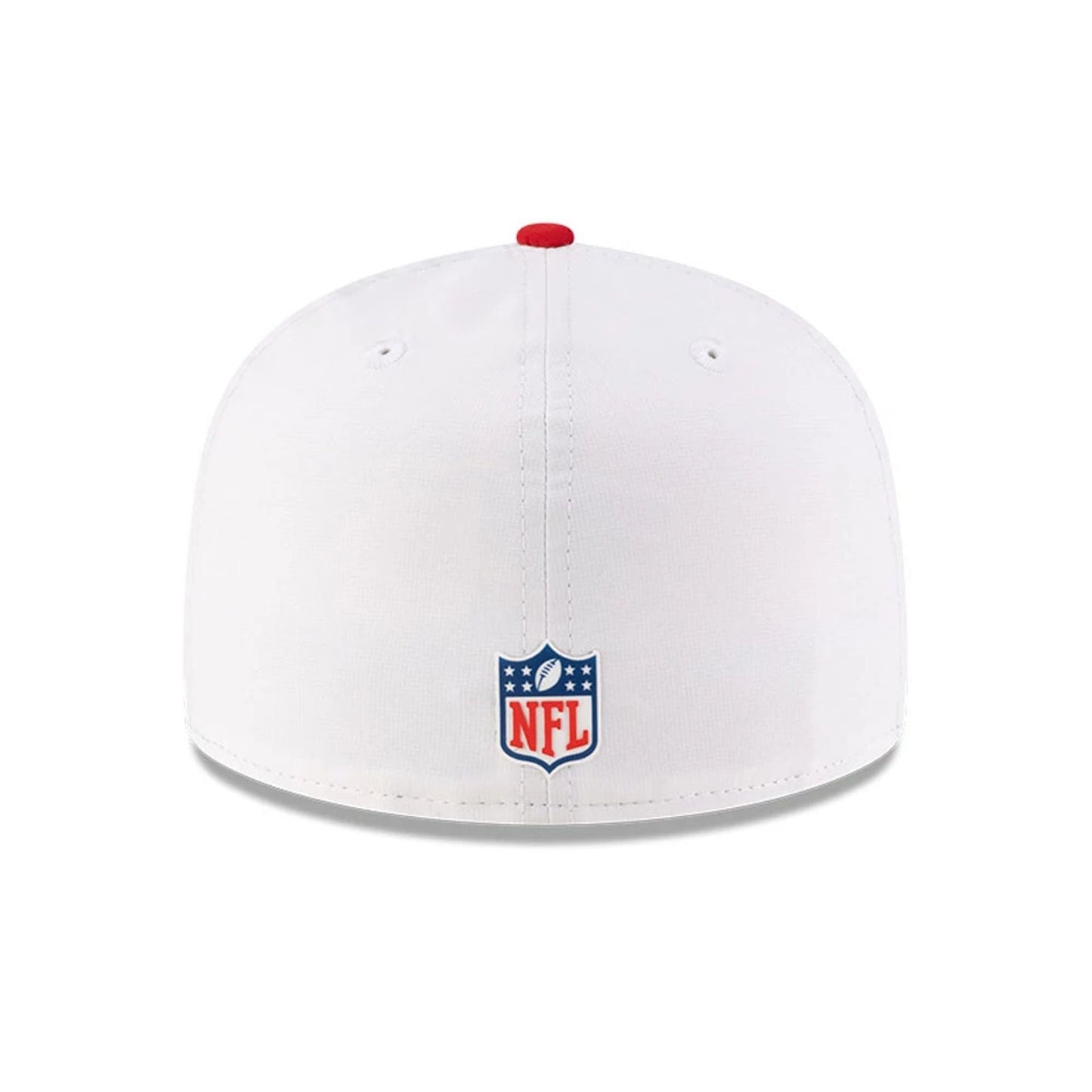 This is a Kansas City Chiefs NFL Training 2025 White 59FIFTY Fitted Cap 7