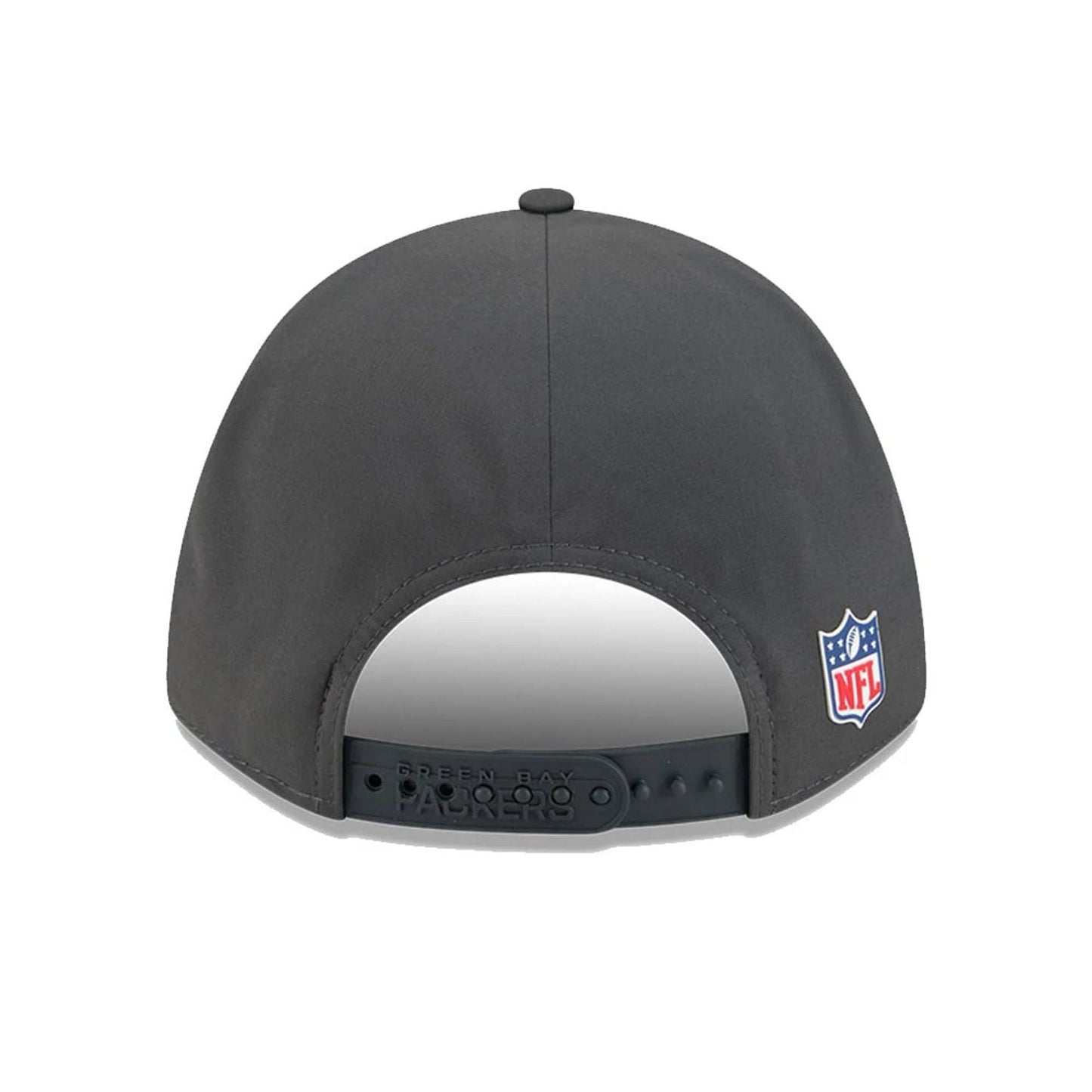 This is a Green Bay Packers NFL Sideline 2025 Charcoal 9FORTY M-Crown Adjustable Cap 6