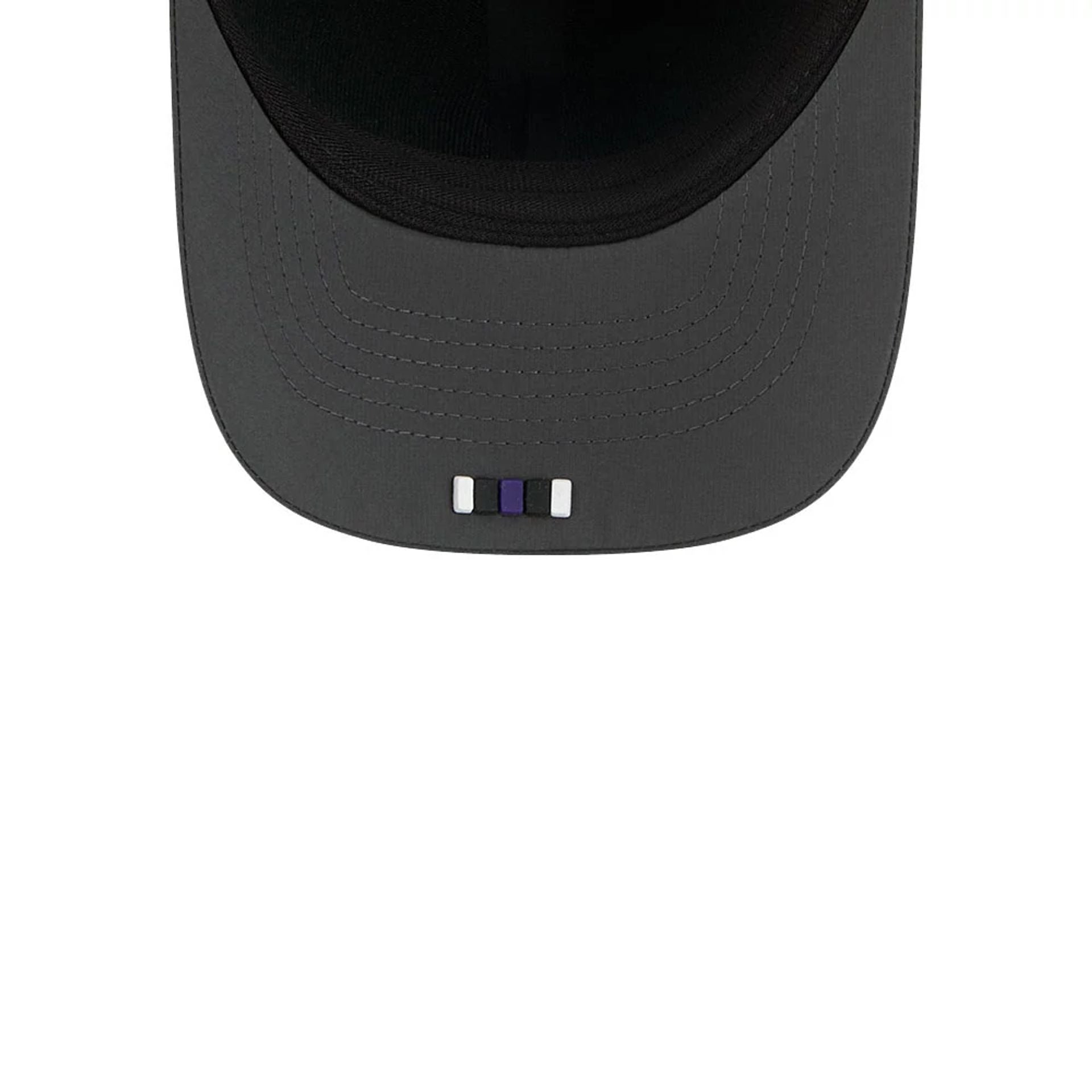 This is a Baltimore Ravens NFL Sideline 2025 Charcoal 9FORTY M-Crown Adjustable Cap 2