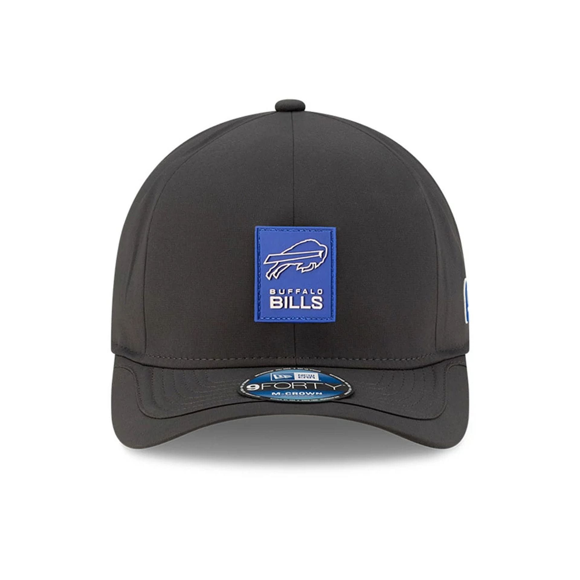 This is a Buffalo Bills NFL Sideline 2025 Charcoal 9FORTY M-Crown Adjustable Cap 2