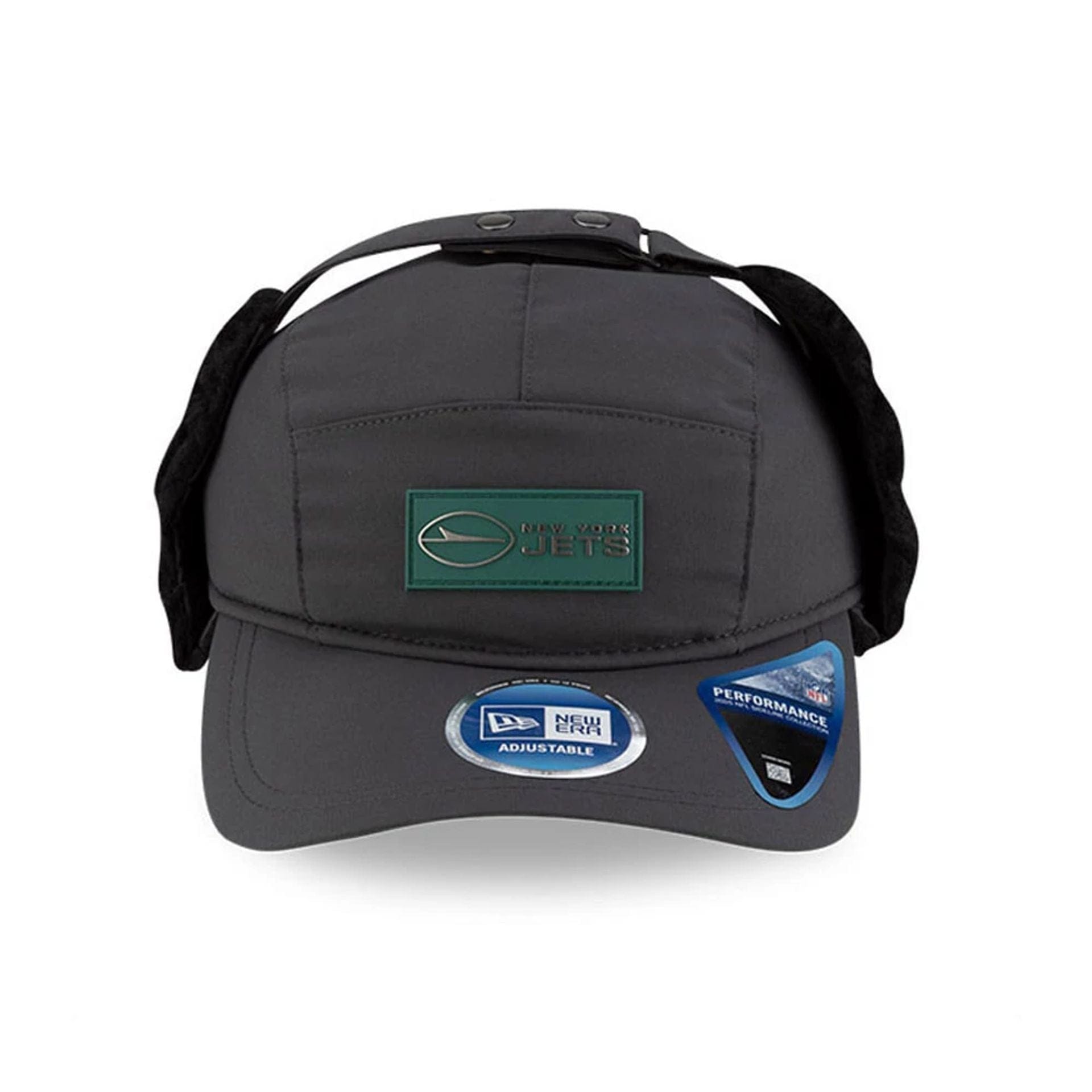 This is a New York Jets NFL Sideline Charcoal Dogear Camper Adjustable Cap 2
