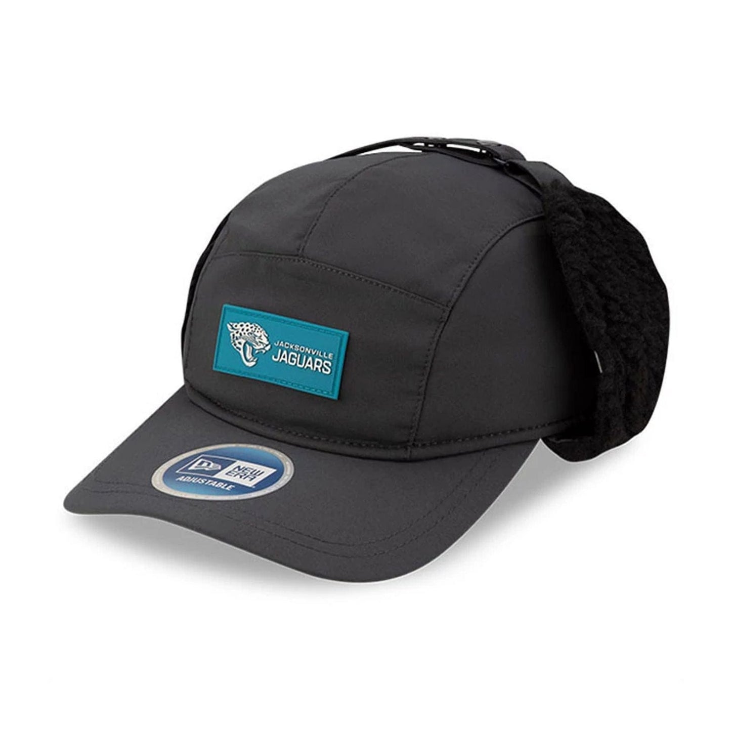 This is a Jacksonville Jaguars NFL Sideline Charcoal Dogear Camper Adjustable Cap 1
