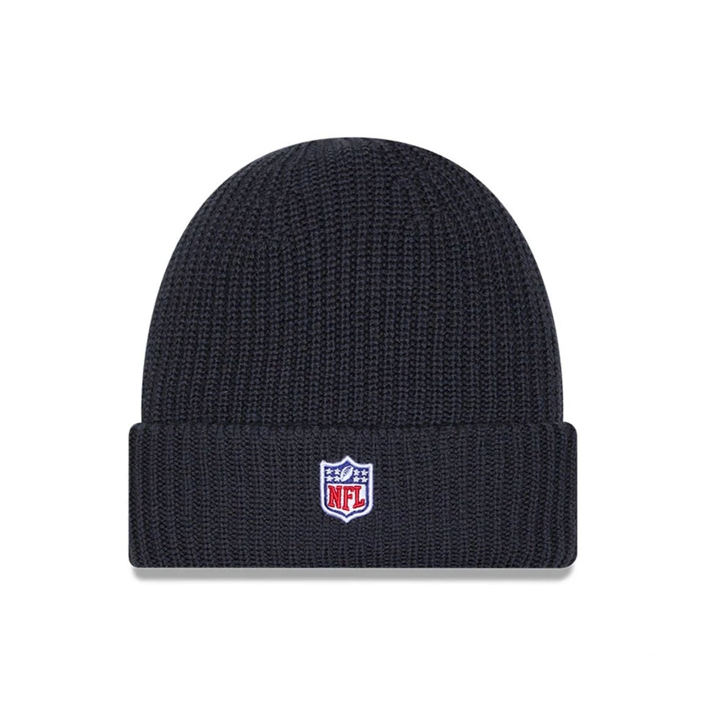 This is a LA Chargers NFL Sideline 2025 Charcoal Cuff Knit Beanie Hat 3