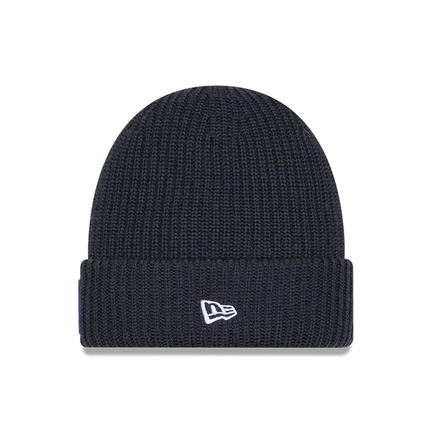 This is a New York Giants NFL Sideline 2025 Charcoal Cuff Knit Beanie Hat 2