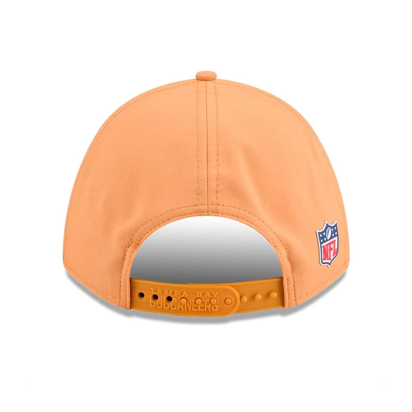 This is a Tampa Bay Buccaneers NFL Sideline 2025 Orange 9FORTY M-Crown Adjustable Cap 7