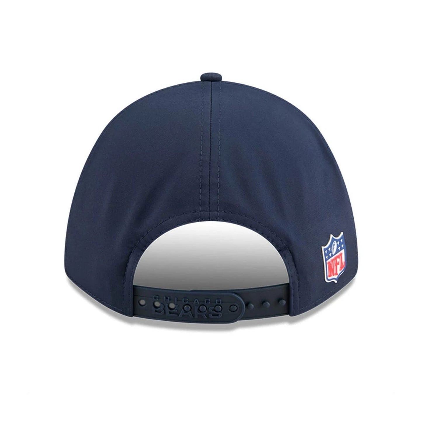 This is a Chicago Bears NFL Sideline 2025 Navy 9FORTY M-Crown Adjustable Cap 7