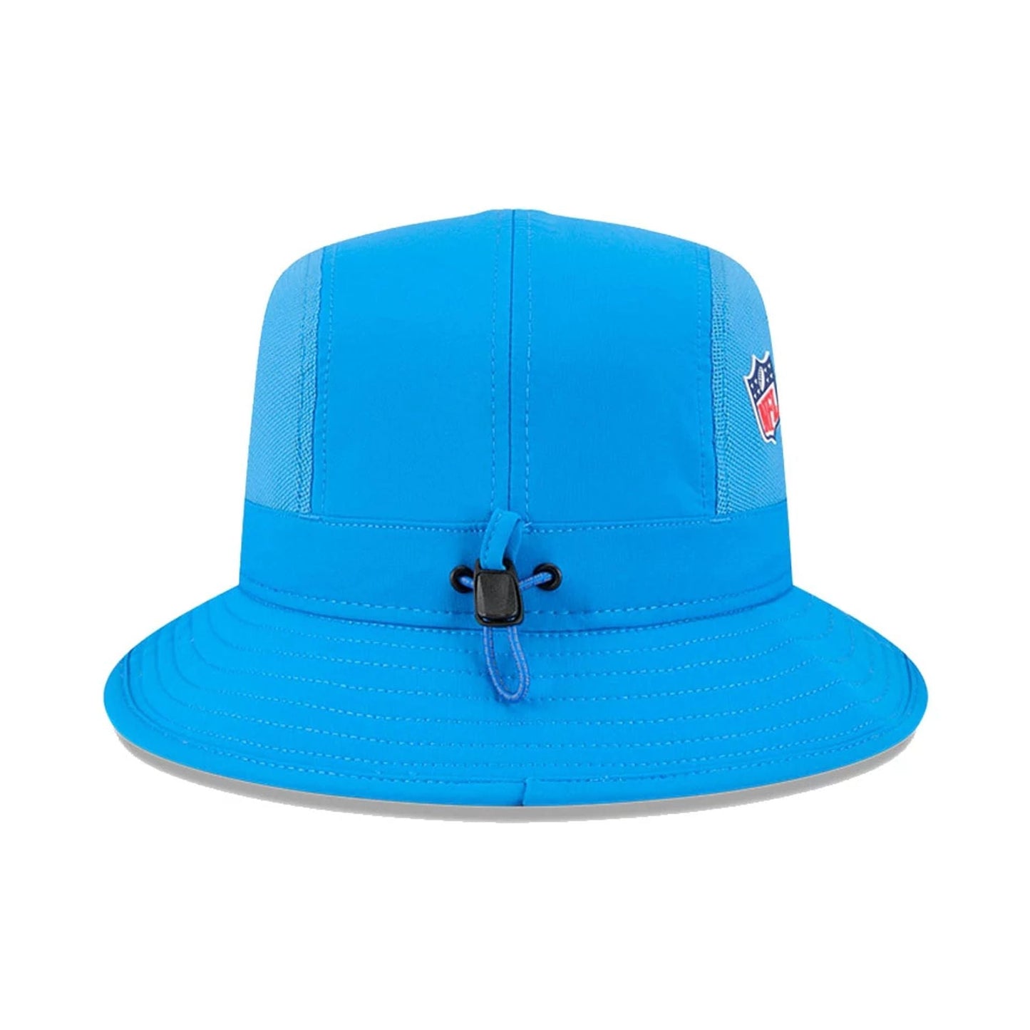 This is a Detroit Lions NFL Sideline 2025 Blue Stretch Bucket Hat 6