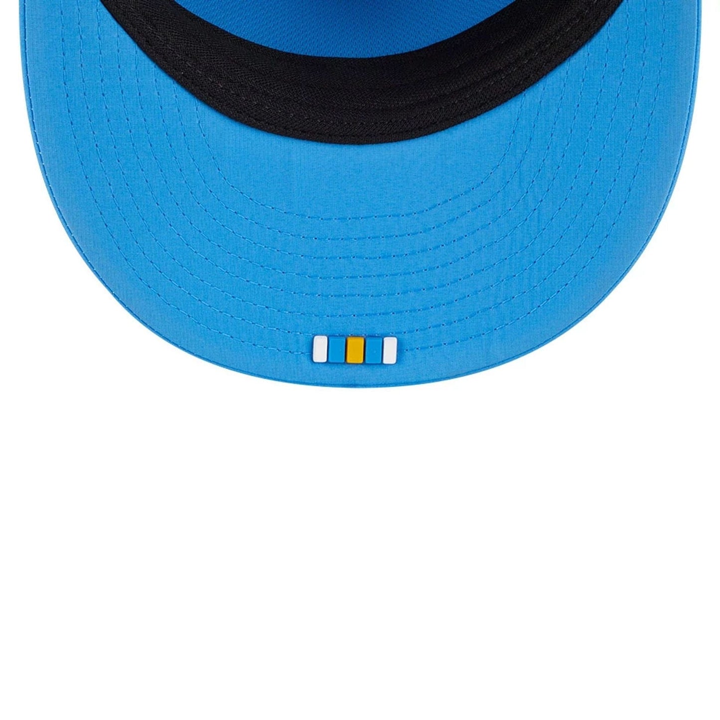 This is a LA Chargers NFL Sideline 2025 Blue Retro Crown 59FIFTY Fitted Cap 7