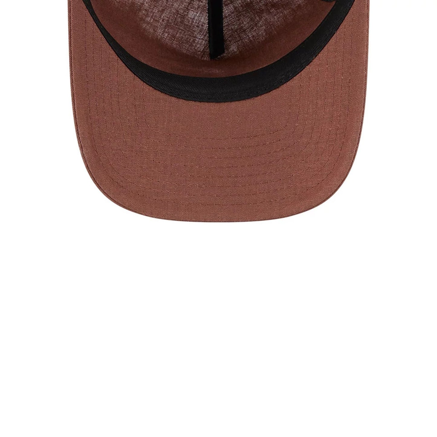 This is a New Era Elevated Open Brown 9TWENTY A-Frame Adjustable Cap 7