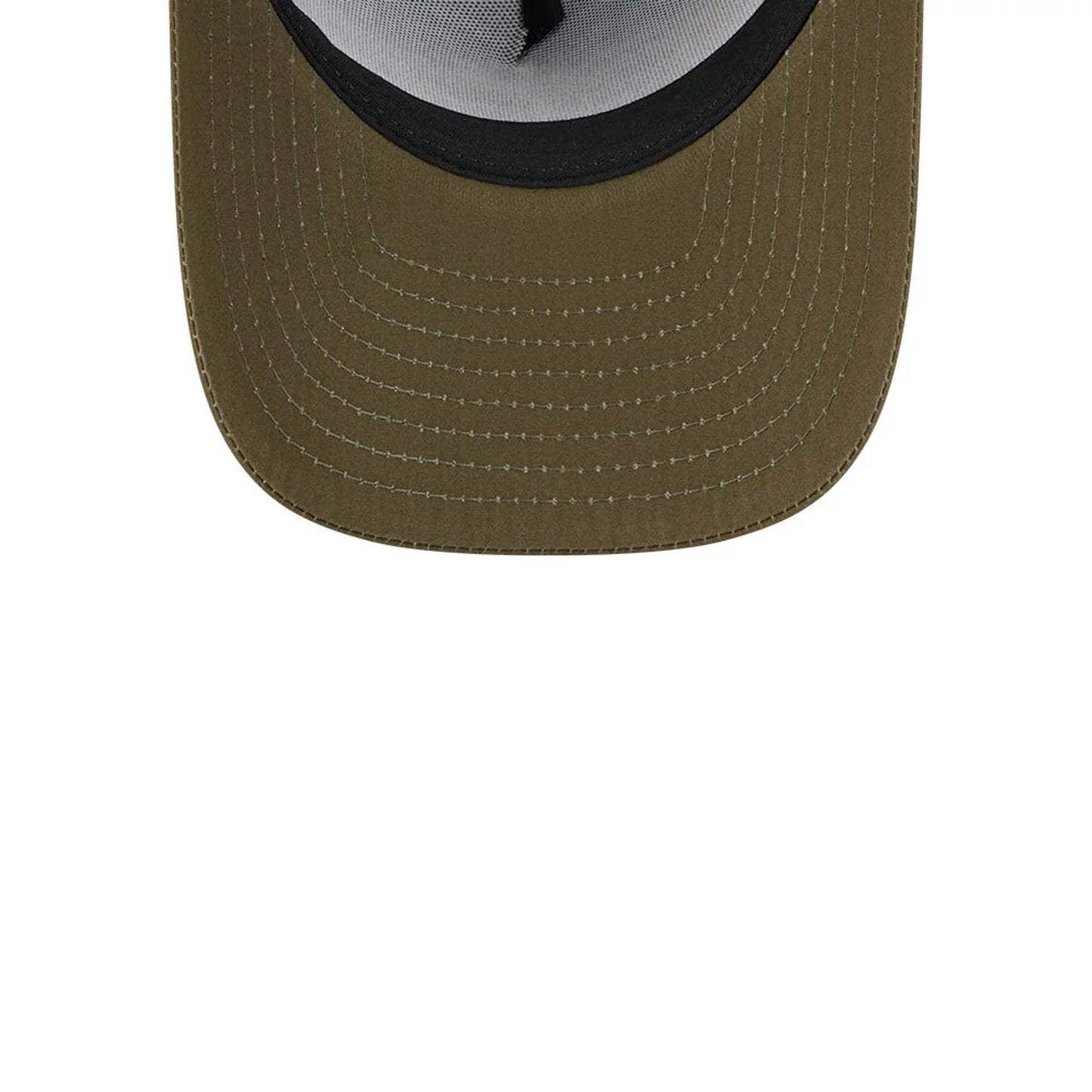 This is a New Era Elevated Open Green 9FORTY M-Crown A-Frame Adjustable Cap 7