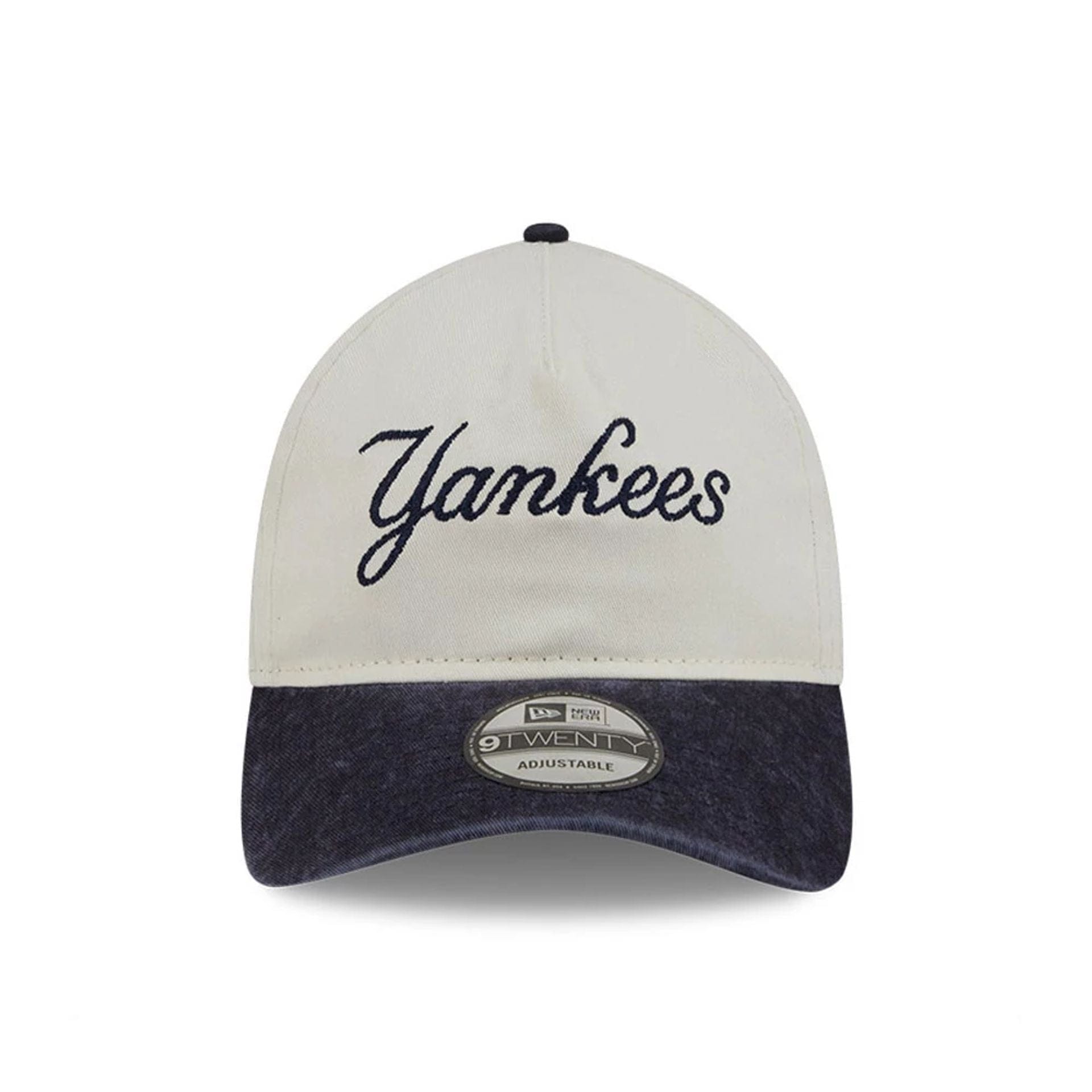 This is a New York Yankees Pastel White 9TWENTY A-Frame Adjustable Cap 2