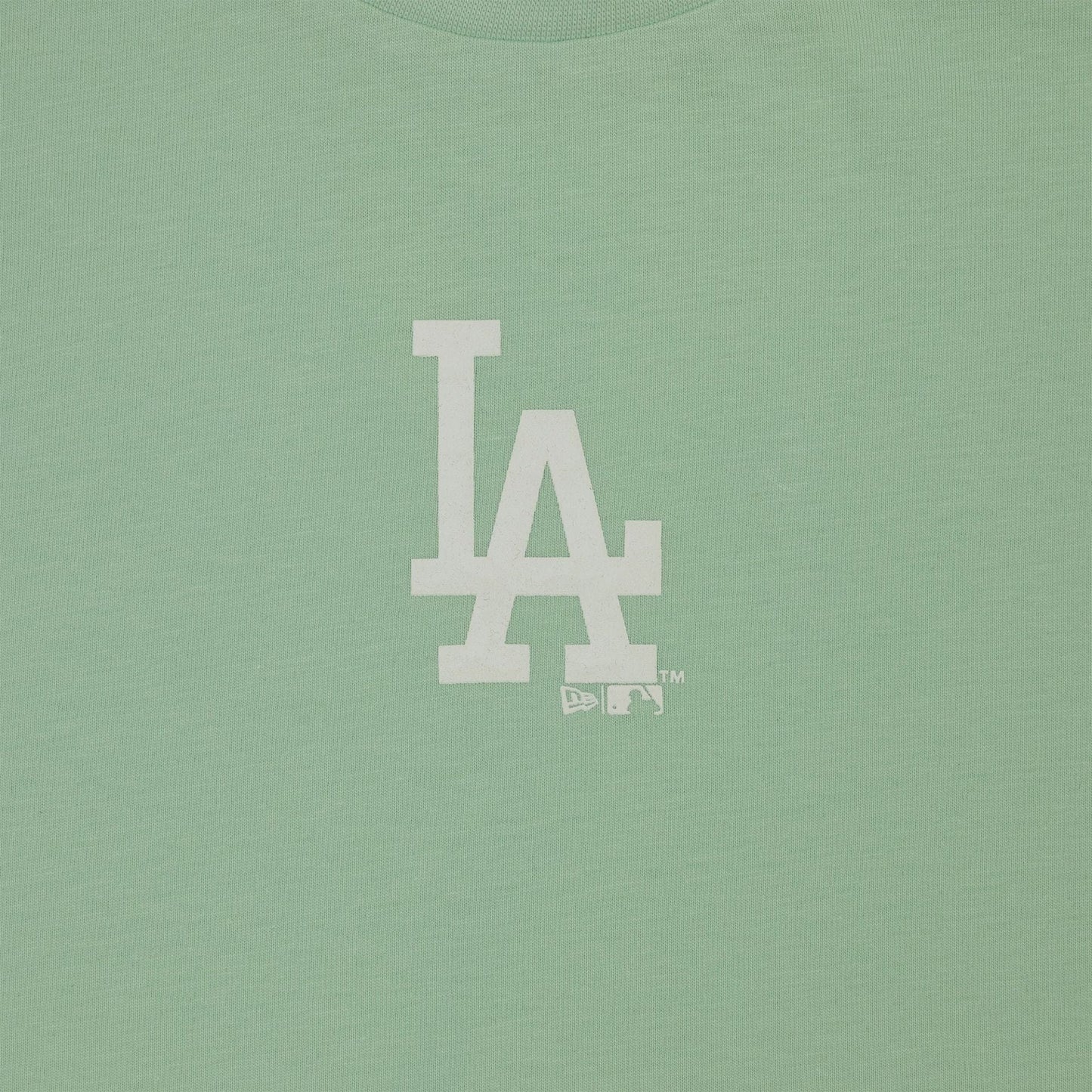 The Male model is wearing LA Dodgers MLB Pastel Green T-Shirt 3