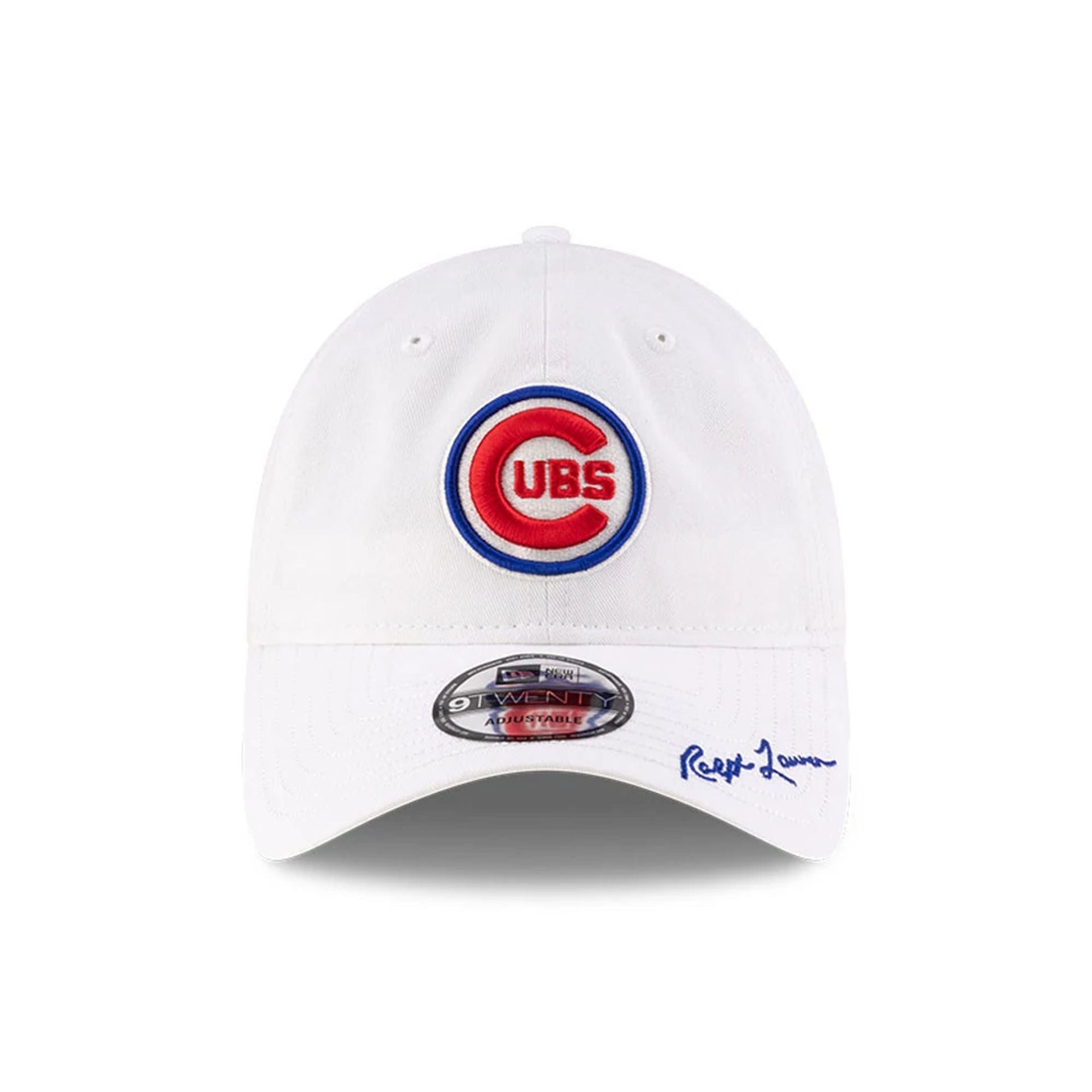 This is a Chicago Cubs Ralph Lauren X MLB Open White 9TWENTY Adjustable Cap 2