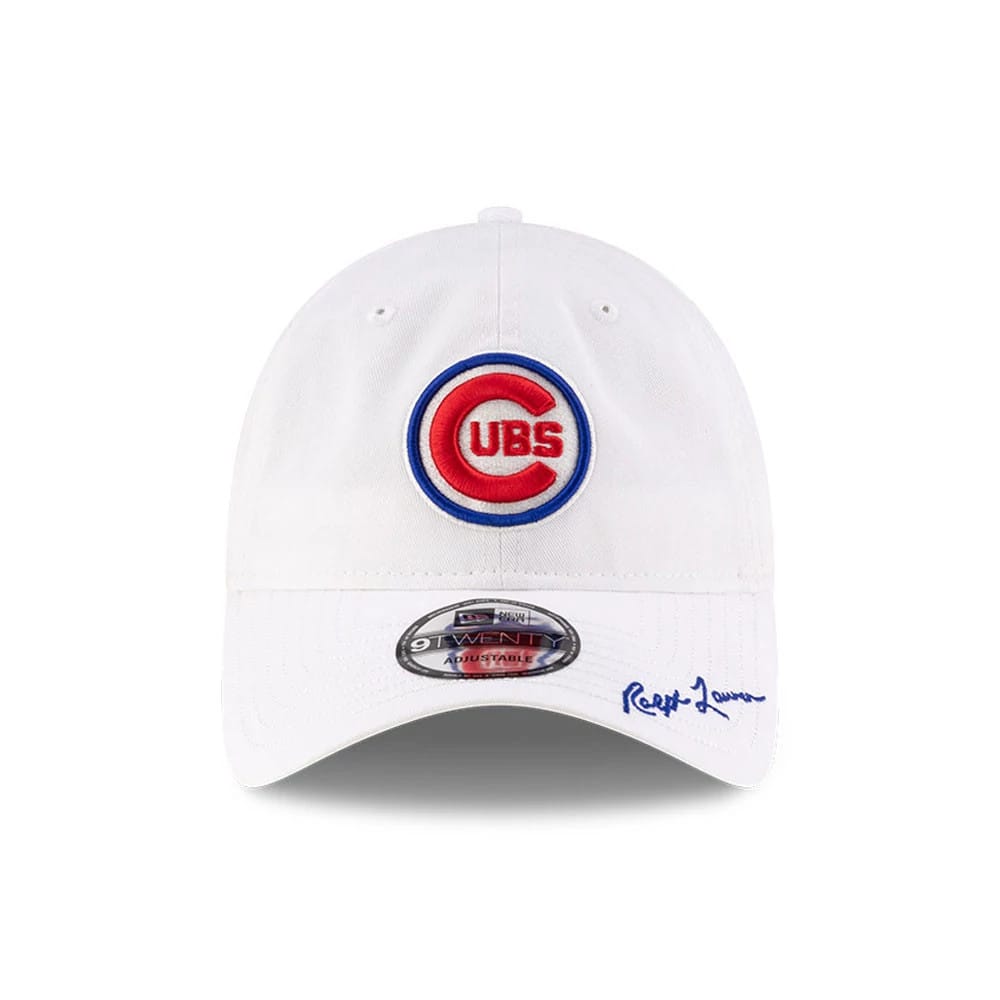 This is a Chicago Cubs Ralph Lauren X MLB Open White 9TWENTY Adjustable Cap 2