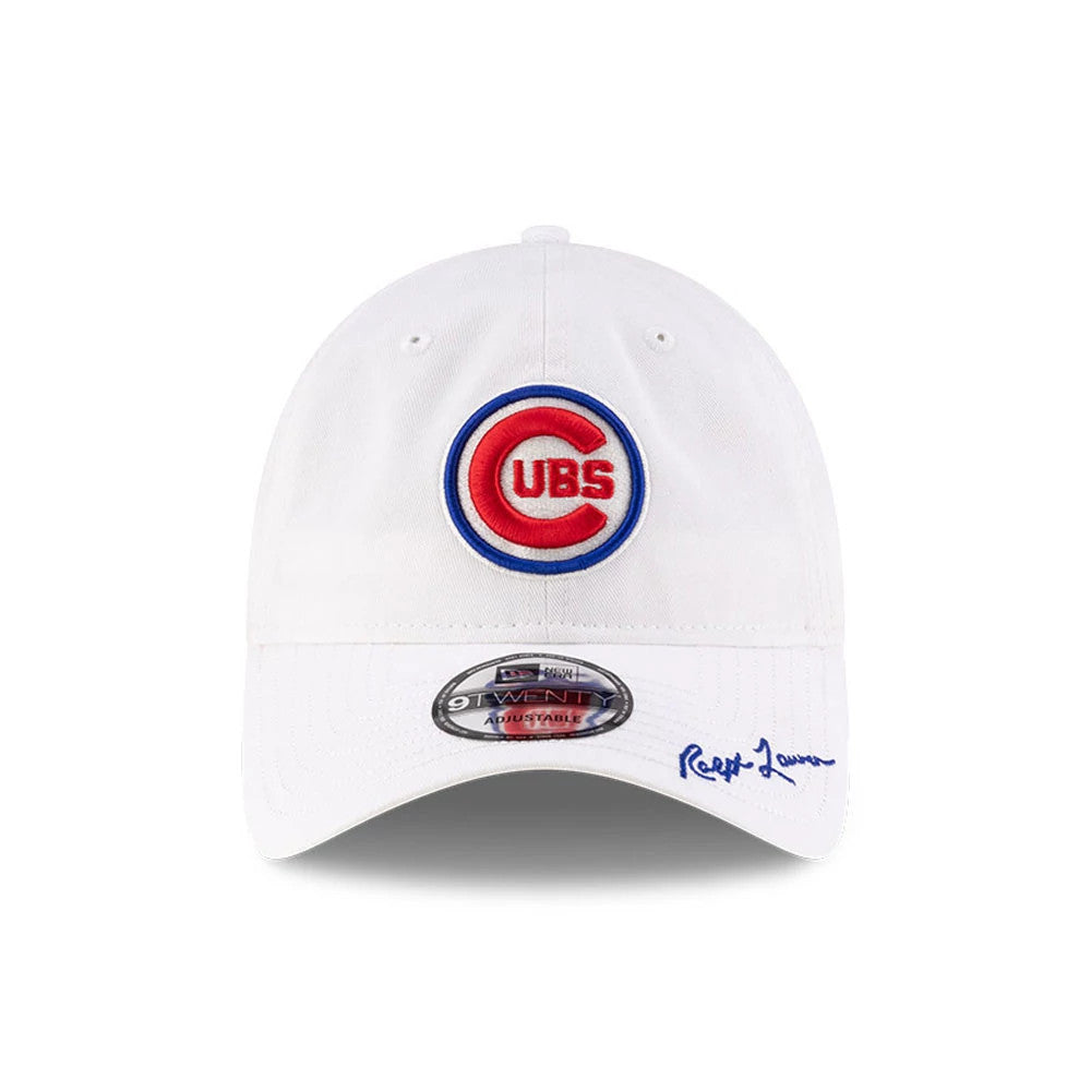 This is a Chicago Cubs Ralph Lauren X MLB Open White 9TWENTY Adjustable Cap 2