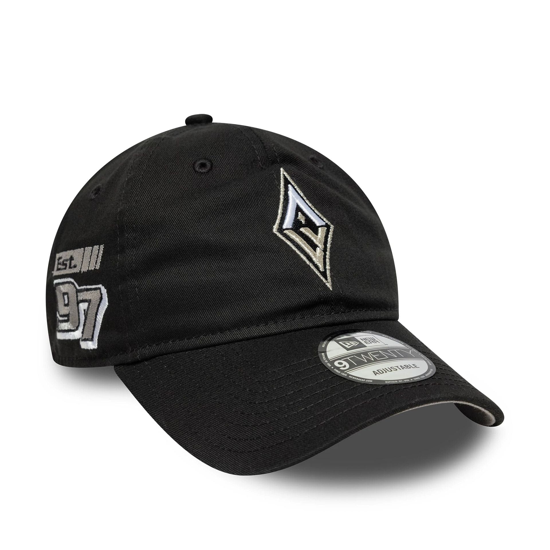 This is a Las Vegas Aces WNBA 2025 All Star Game Black 9TWENTY Adjustable Cap 1