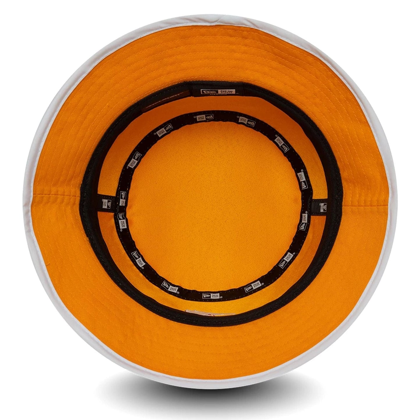 This is a McLaren x Reiss Seasonal Orange Bucket Hat 5