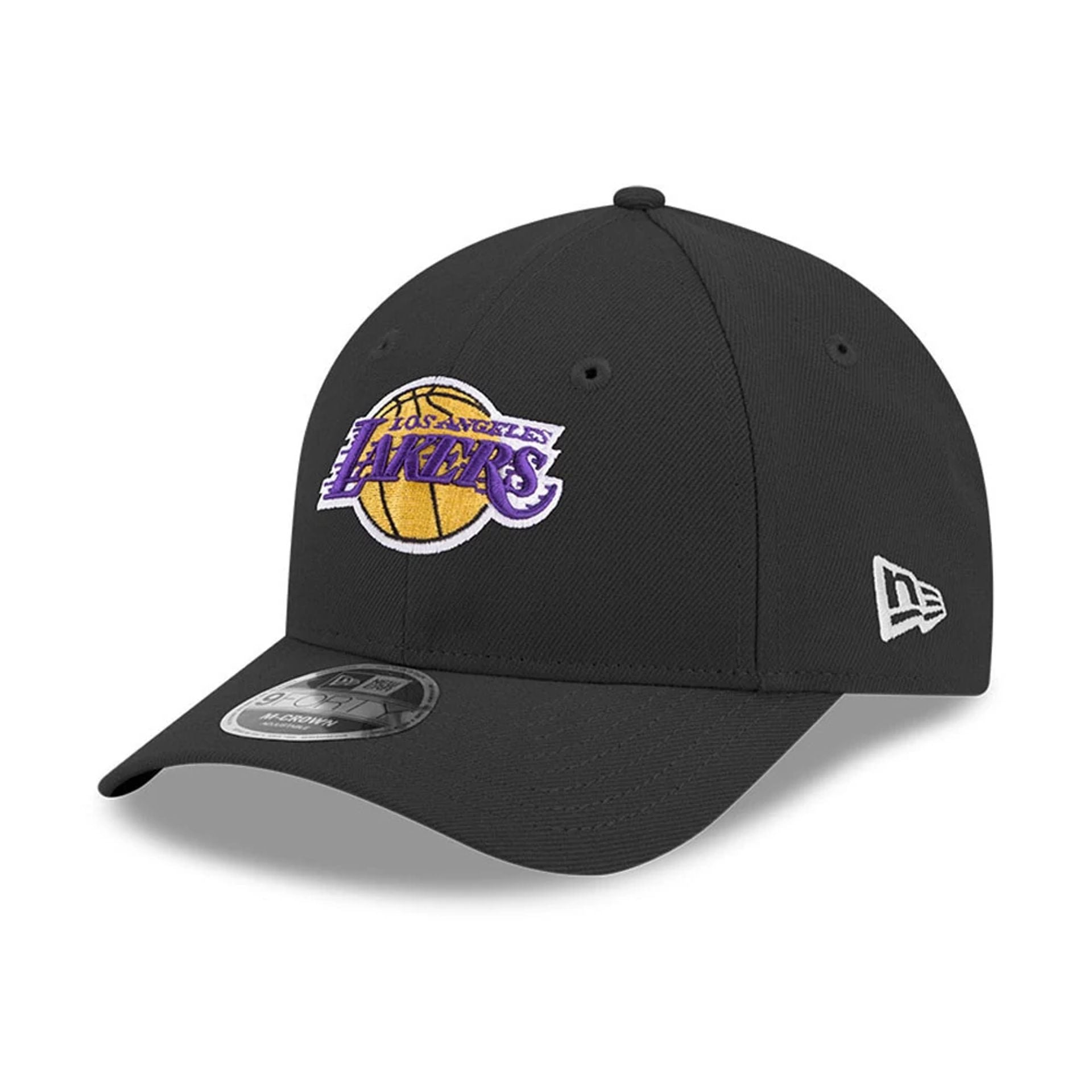 This is a LA Lakers NBA Team Black 9FORTY M-Crown Adjustable Cap 1