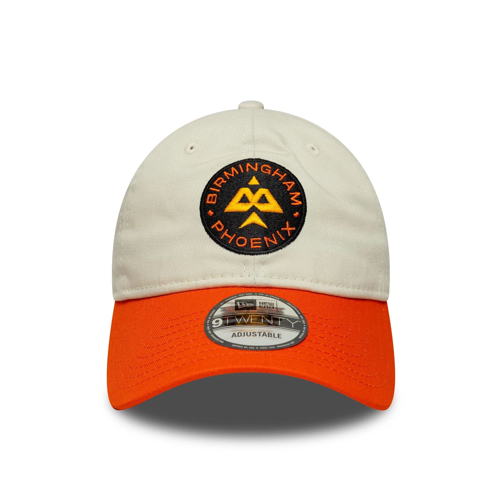 This is a Birmingham Phoenix The Hundred 2025 Contrast Light Beige 9TWENTY Adjustable Cap 2